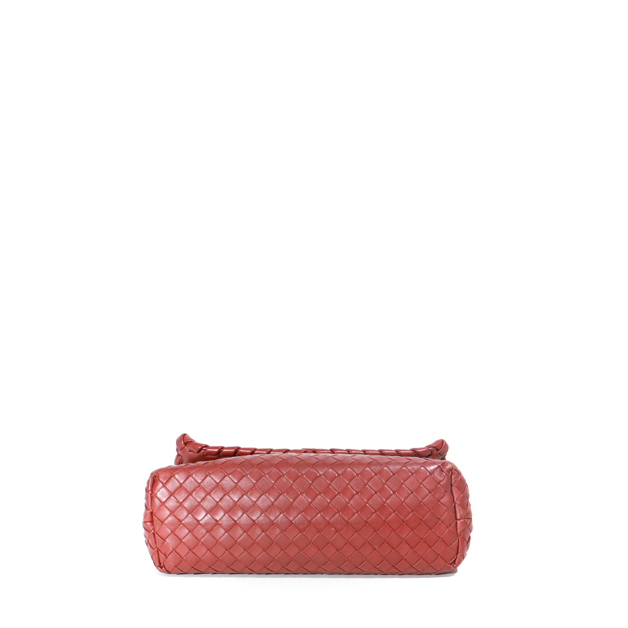 BOTTEGA VENETA - Olimpia shoulder bag in burgundy leather