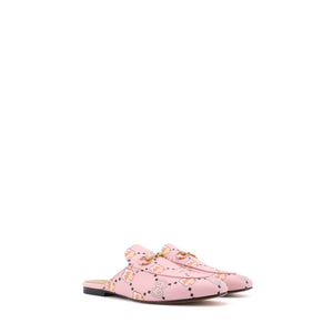 GUCCI - Princetown Kawaii x Pikarar Gucci mules in pink leather (T40.5)