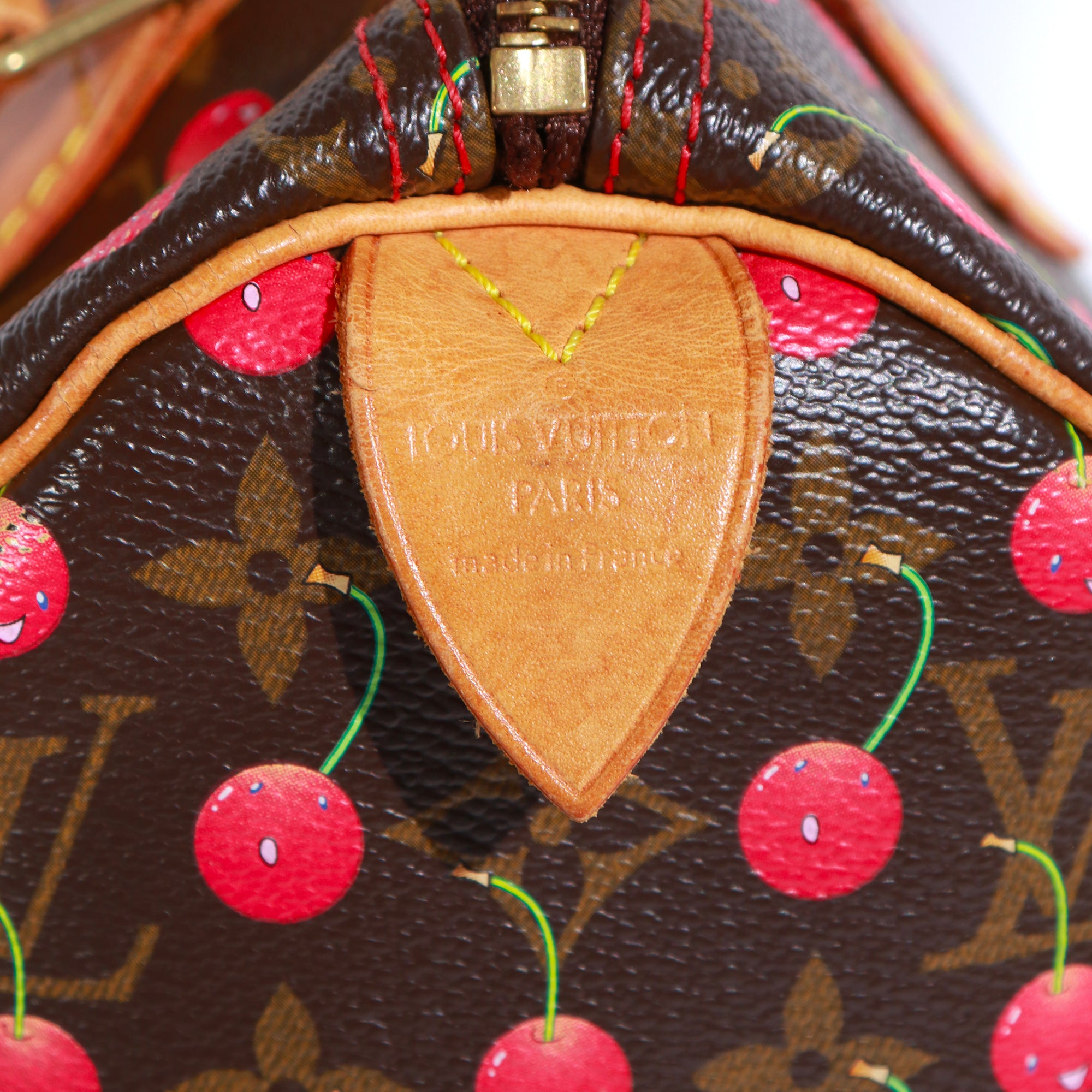 LOUIS VUITTON - Sac à main Speedy 25 en toile monogramme Murakami Cerises