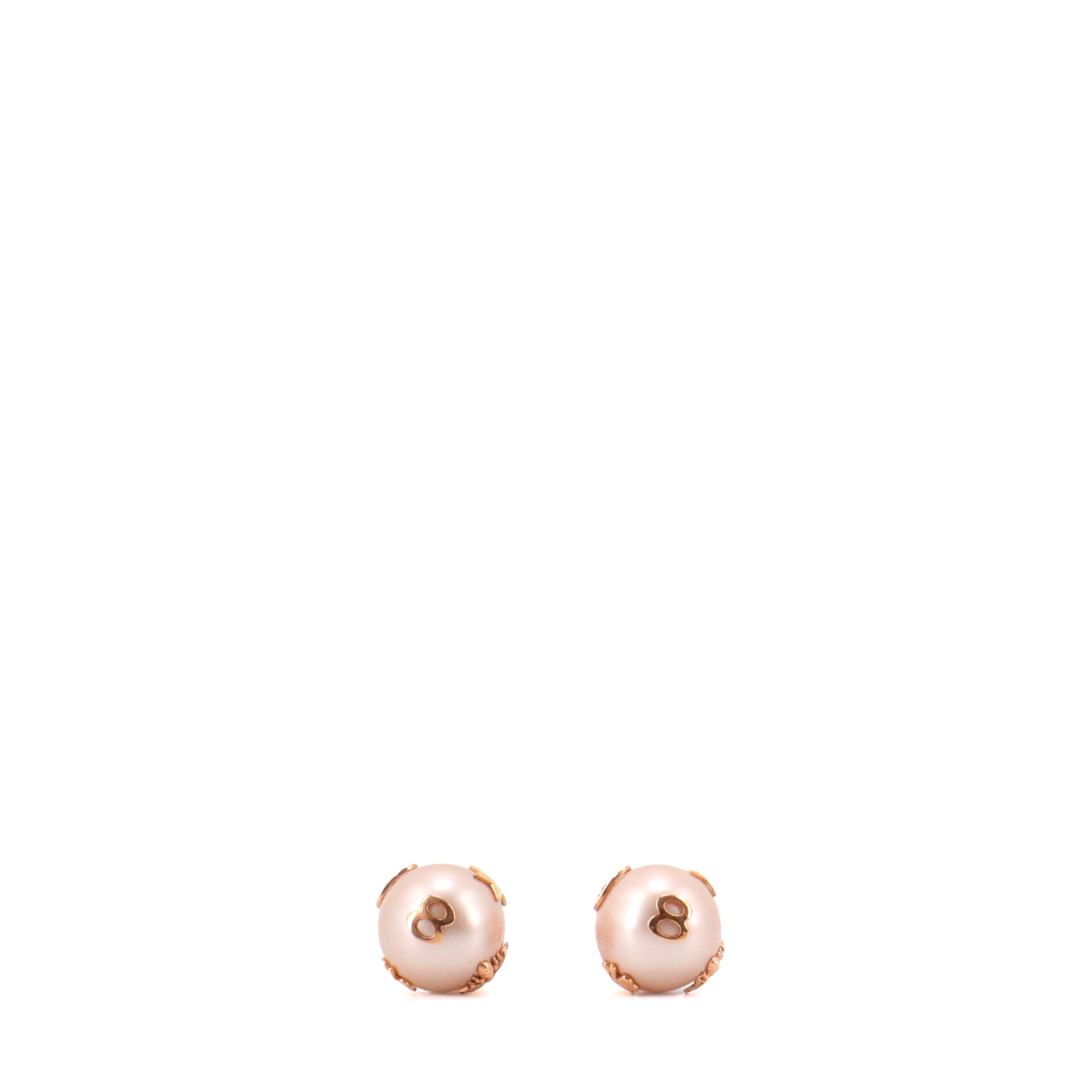 DIOR - Dior Tribales earrings in pink pearls