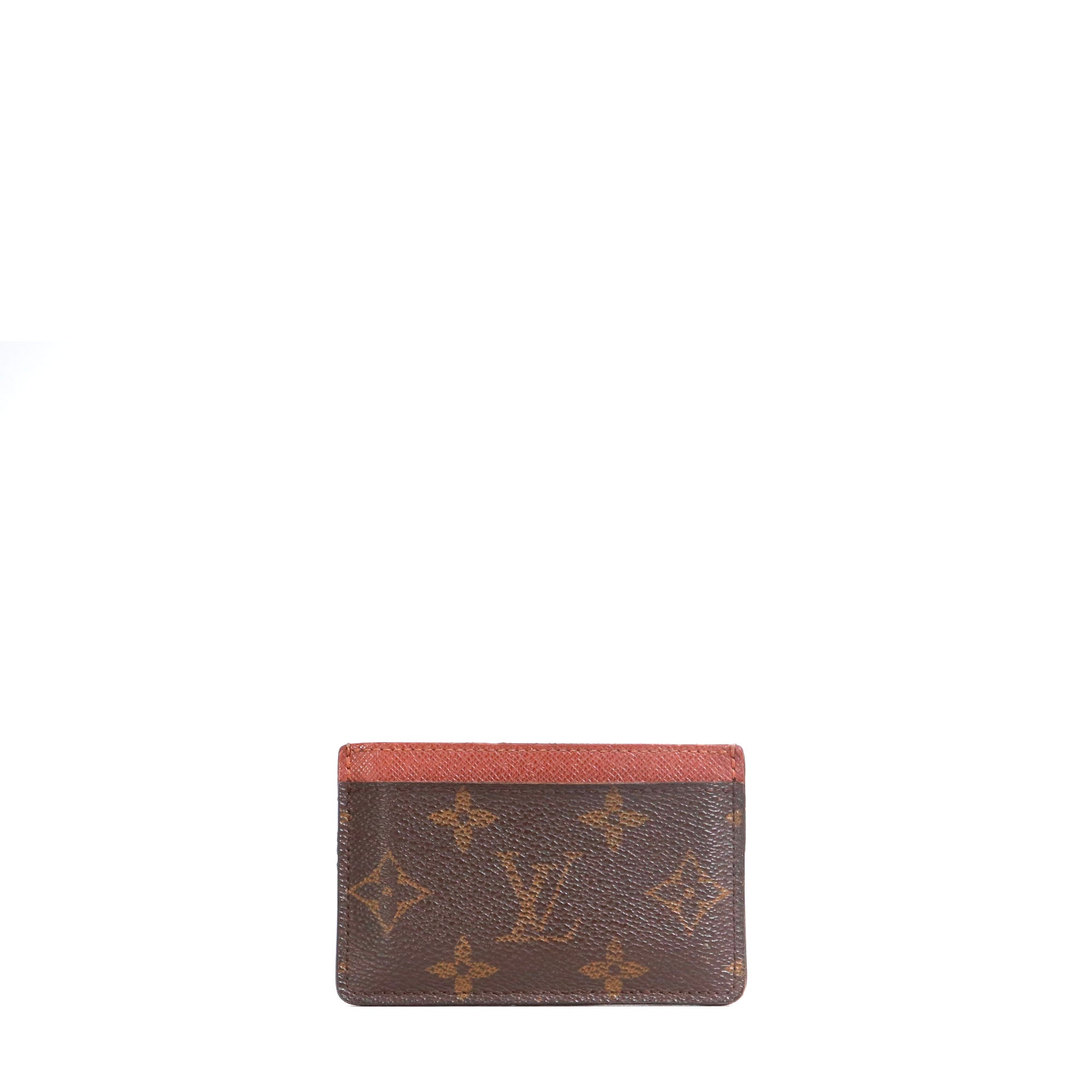 LOUIS VUITTON - Porte cartes en toile monogrammée
