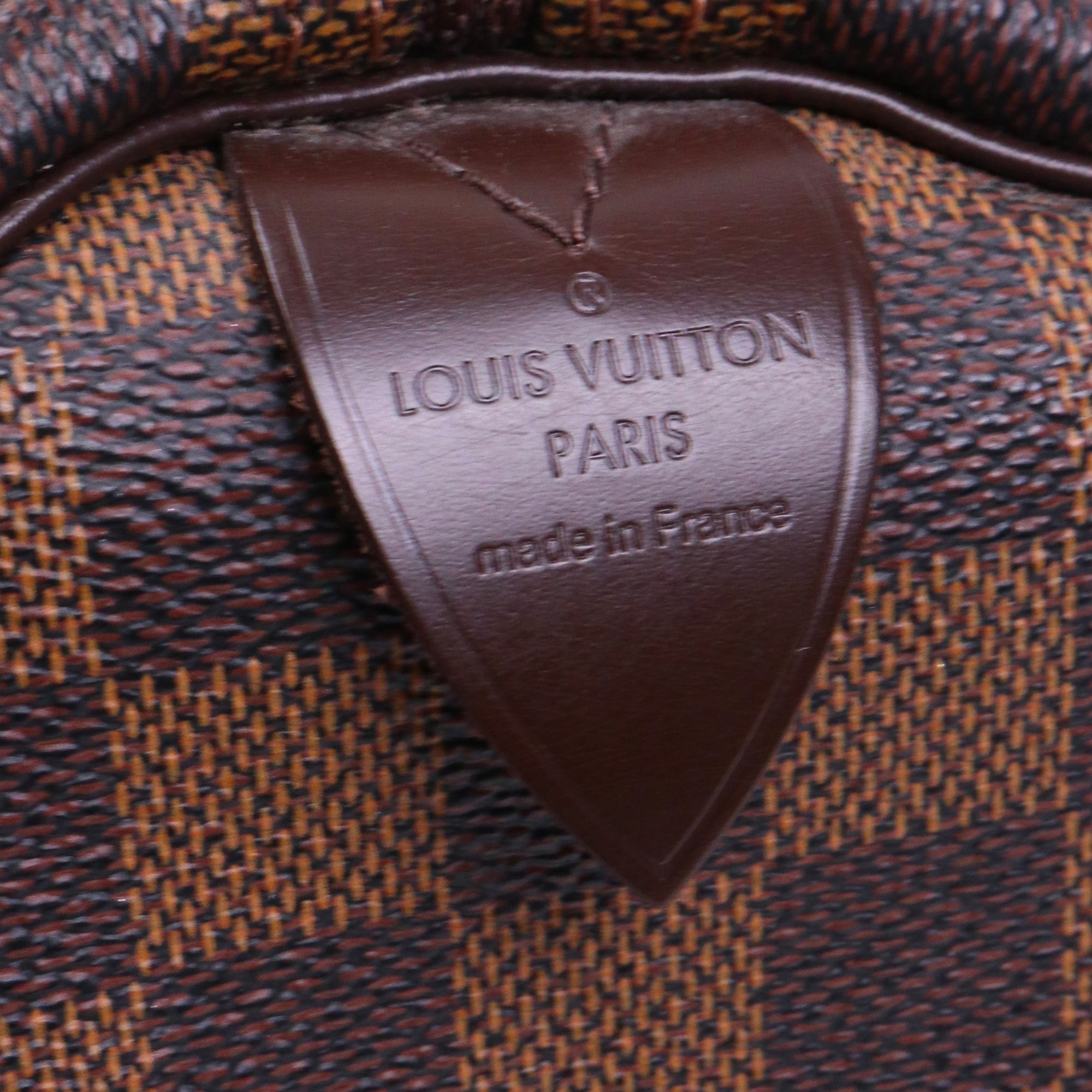 LOUIS VUITTON - Sac à main Speedy 30 Louis Vuitton en toile damier ébène