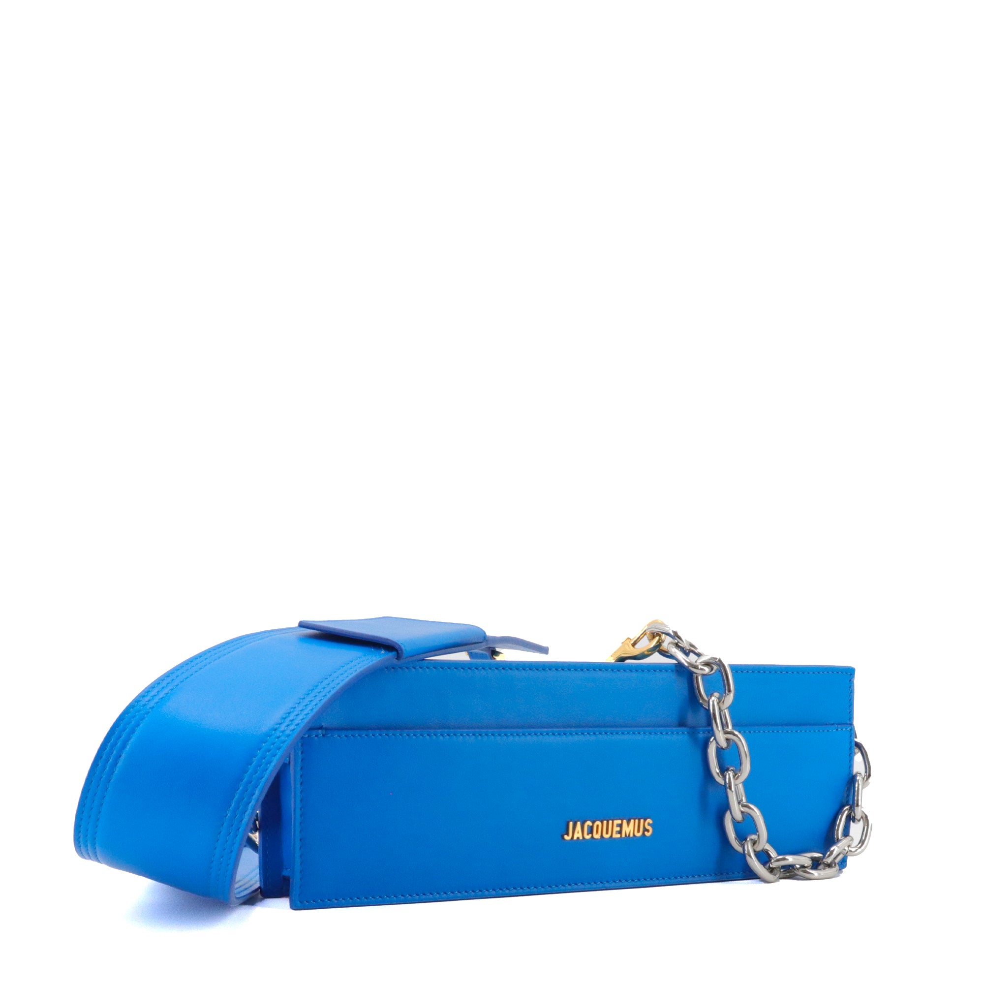 JACQUEMUS - Ciuciu Jacquemus shoulder bag in blue leather
