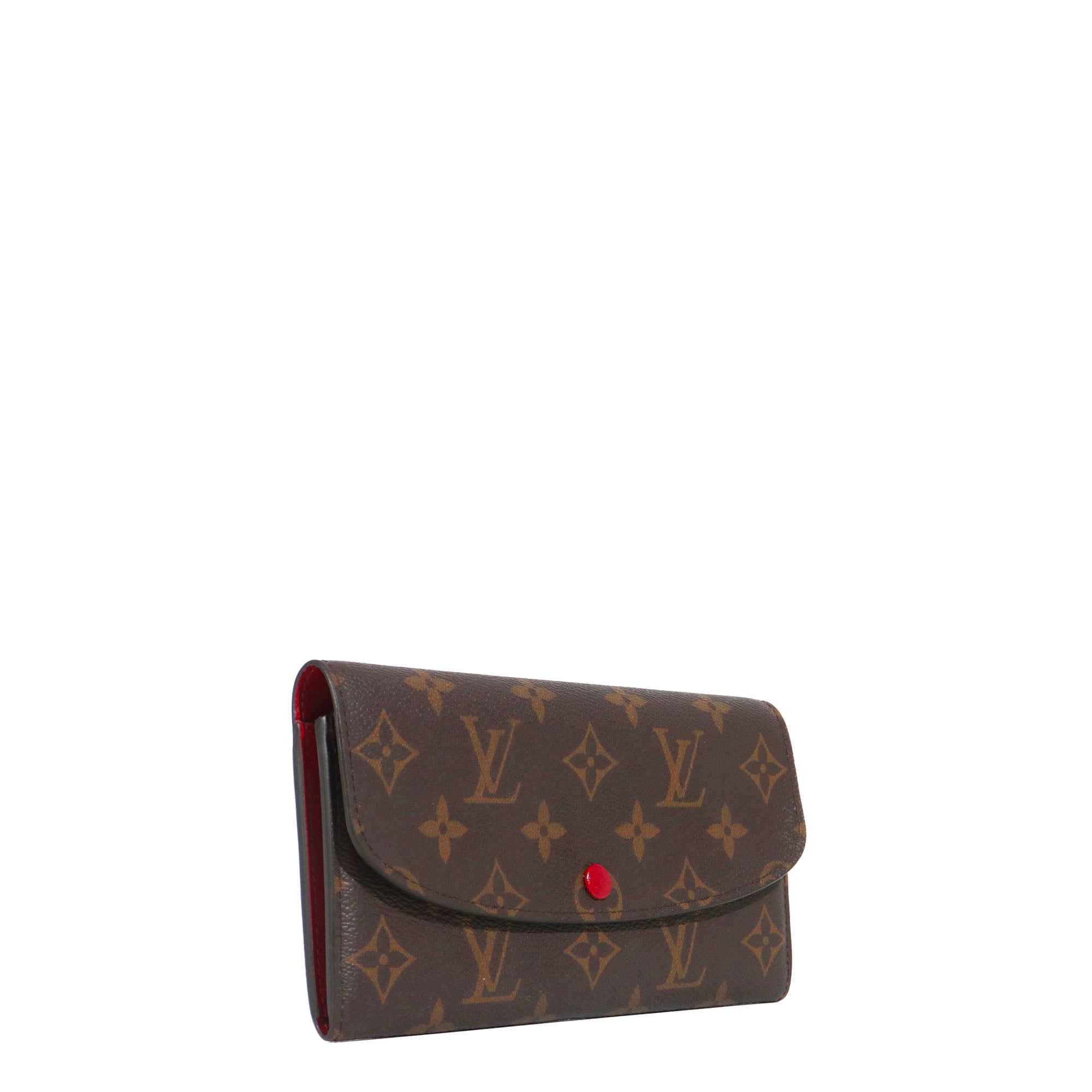 LOUIS VUITTON - Portefeuille Émilie Louis Vuitton en toile monogramme