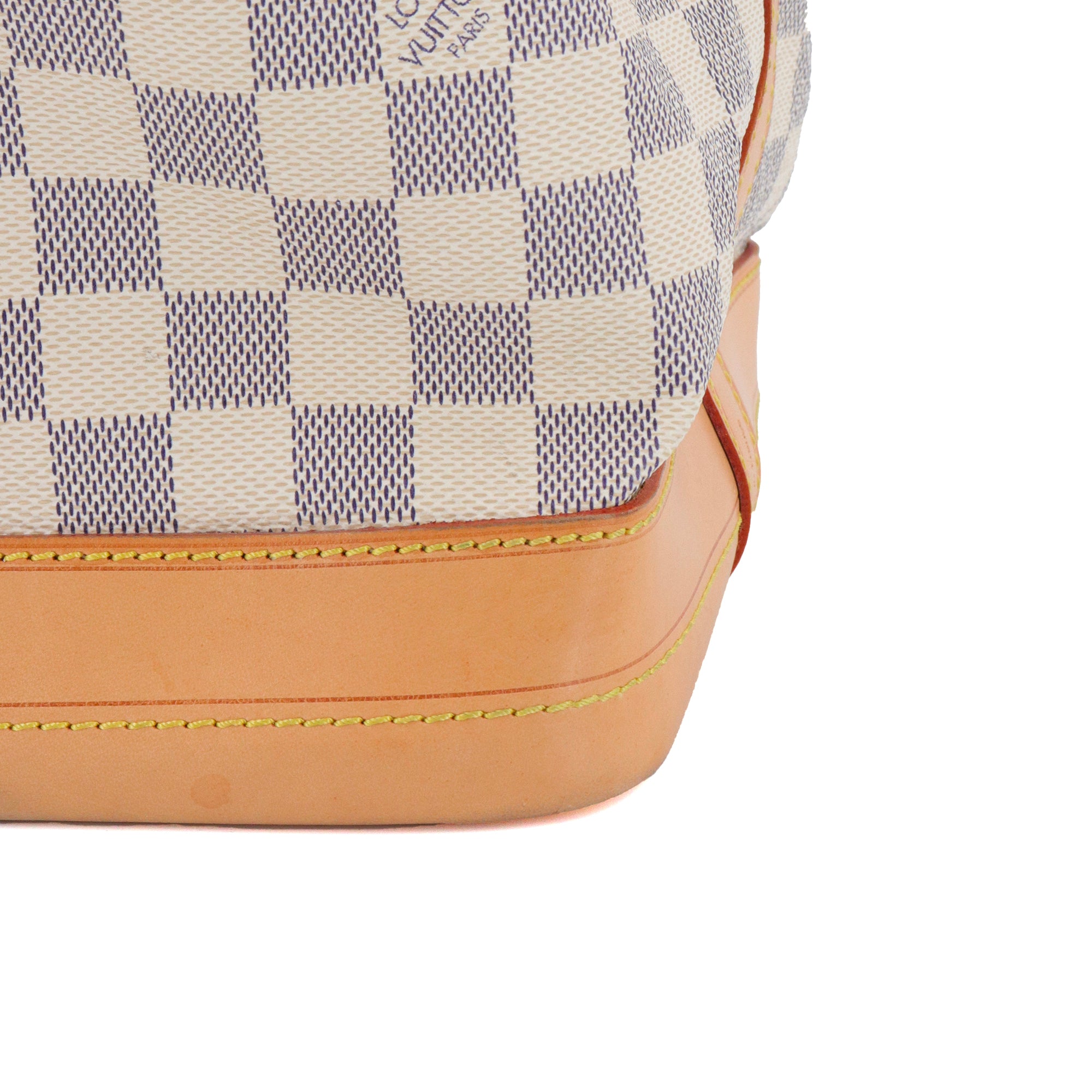 LOUIS VUITTON - Louis Vuitton Noé shoulder bag in azure checkerboard canvas