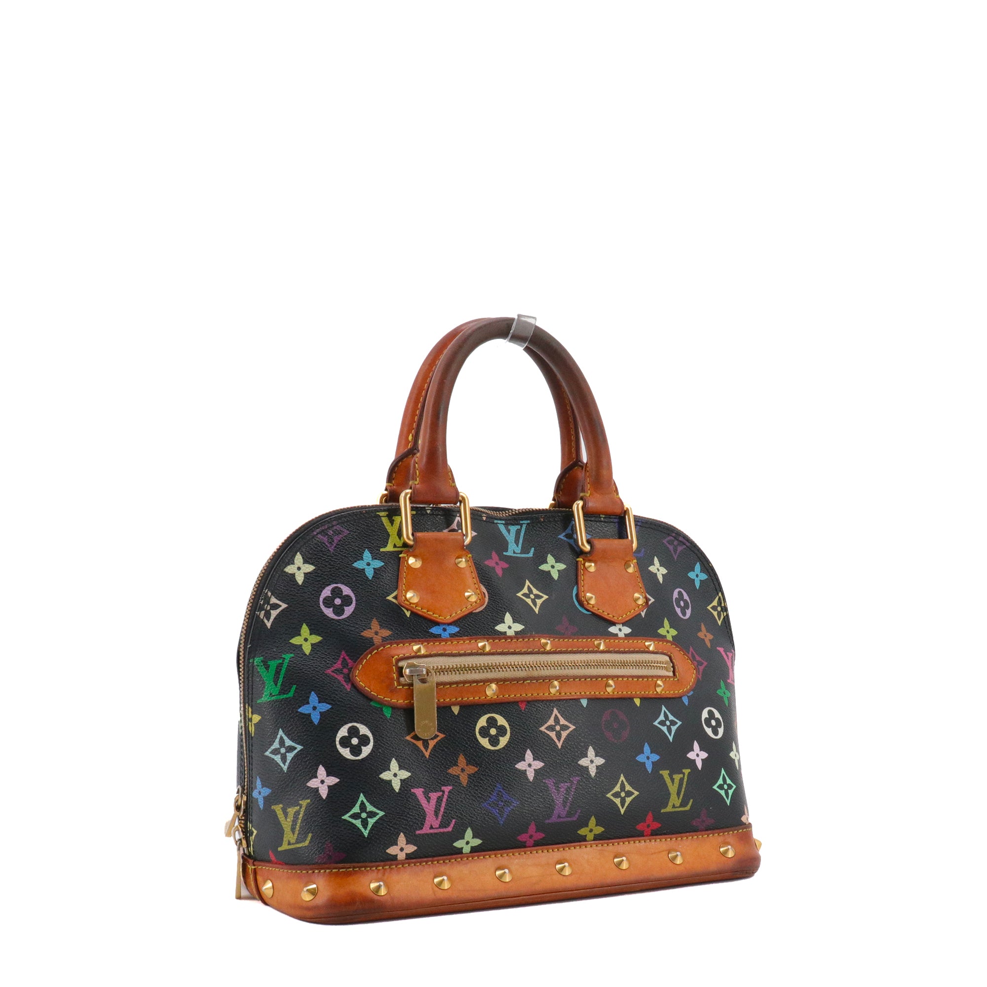 LOUIS VUITTON - Sac à main Alma PM Louis Vuitton x Murakami en toile monogrammée multicolore vintage