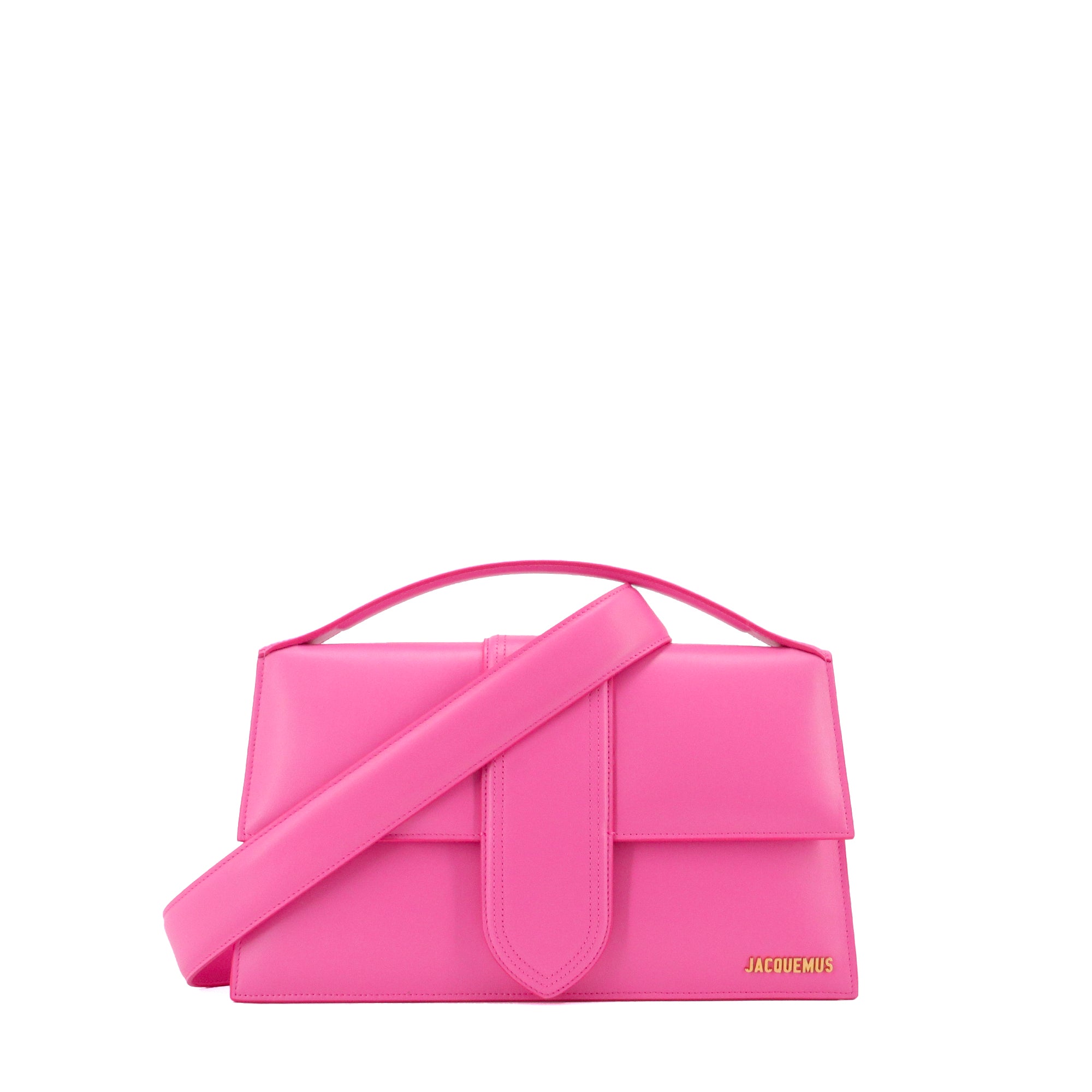 JACQUEMUS - Jacquemus Le Bambinou shoulder bag in pink leather