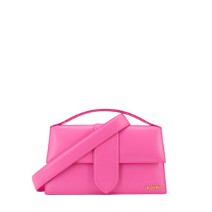 JACQUEMUS - Jacquemus Le Bambinou shoulder bag in pink leather