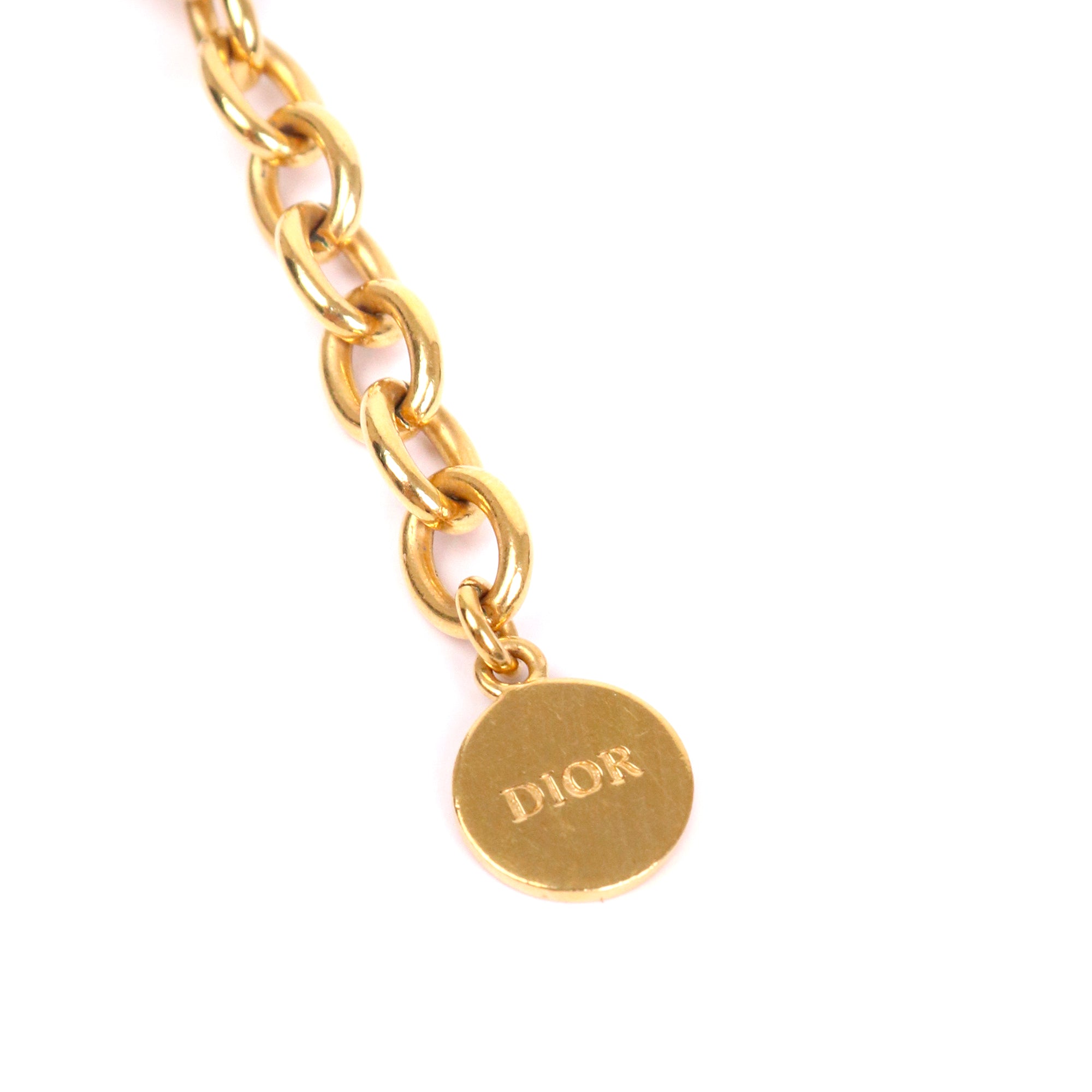 DIOR - Collier 30 Montaigne Dior en métal doré