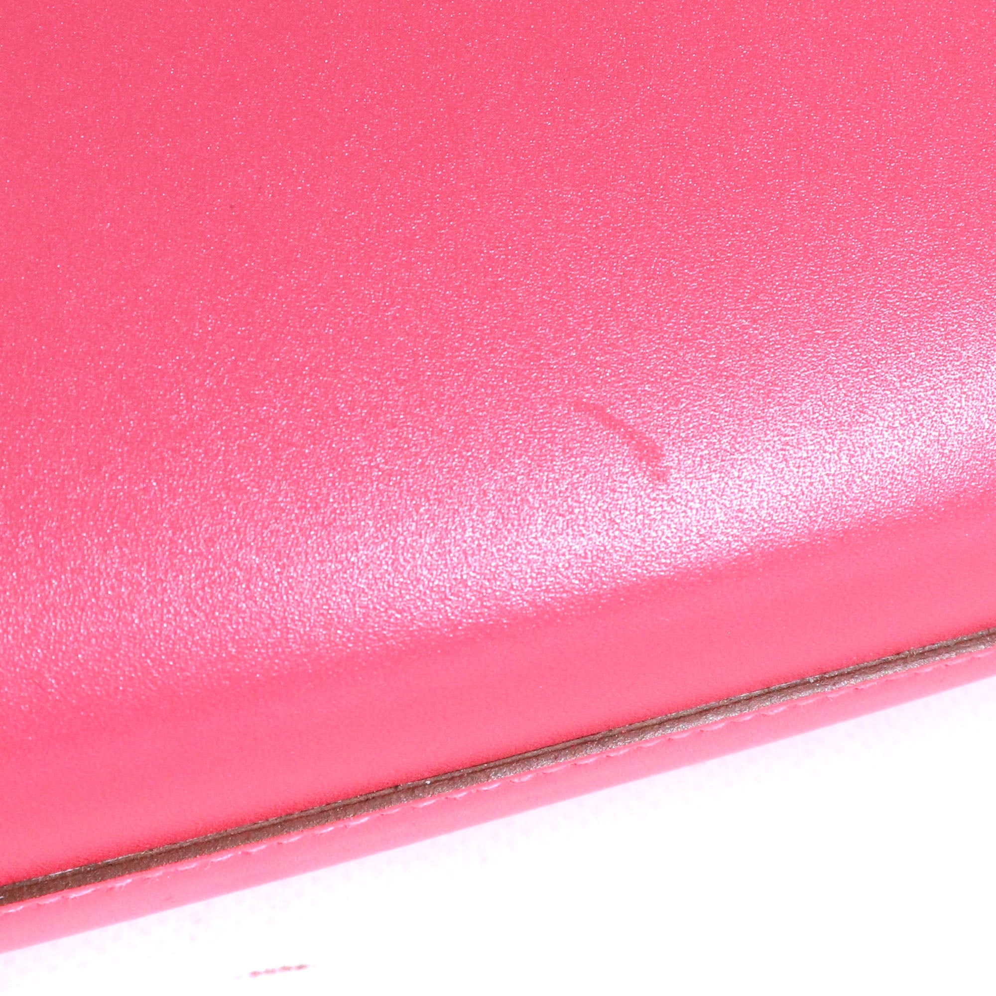HERMÈS - Hermès Maxibox Clutch in smooth leather Rose Lipstick