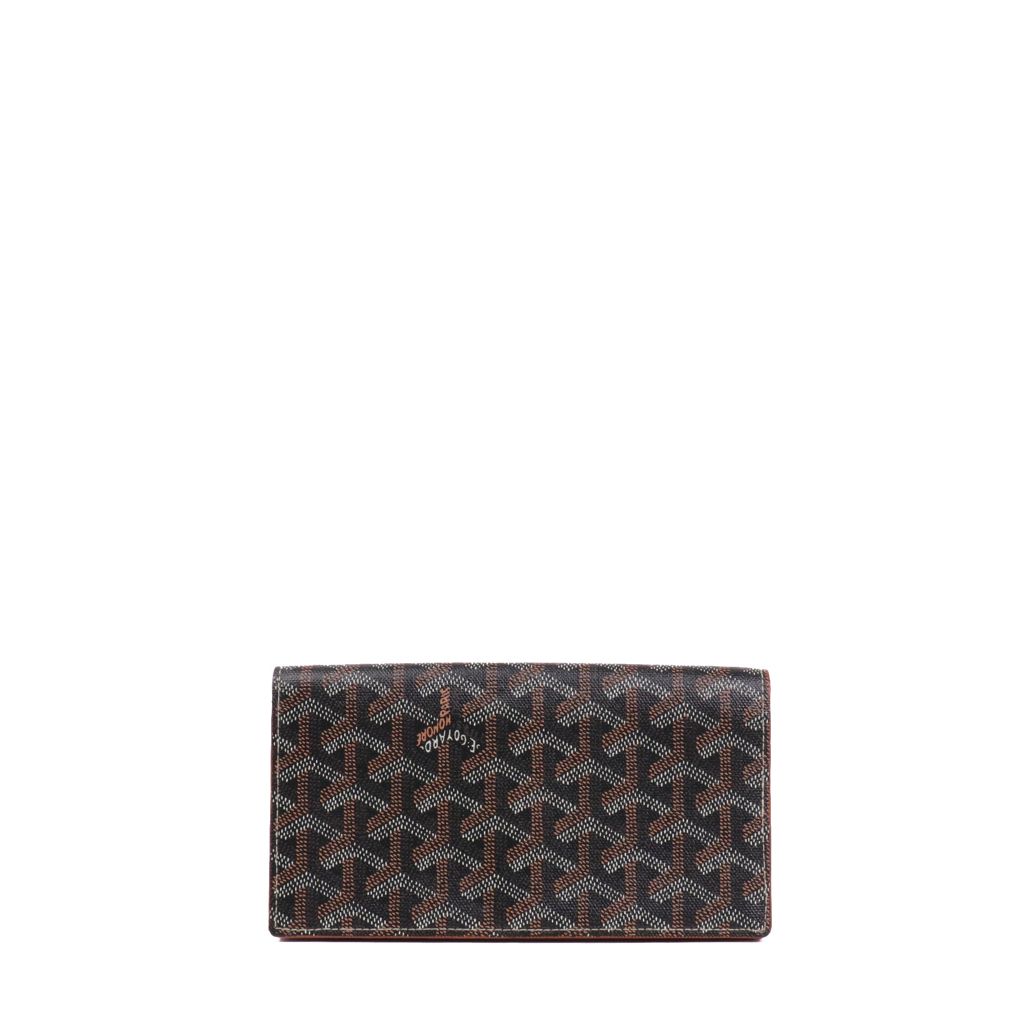 GOYARD - Belvédère PM shoulder bag in coated canvas and yellow leather