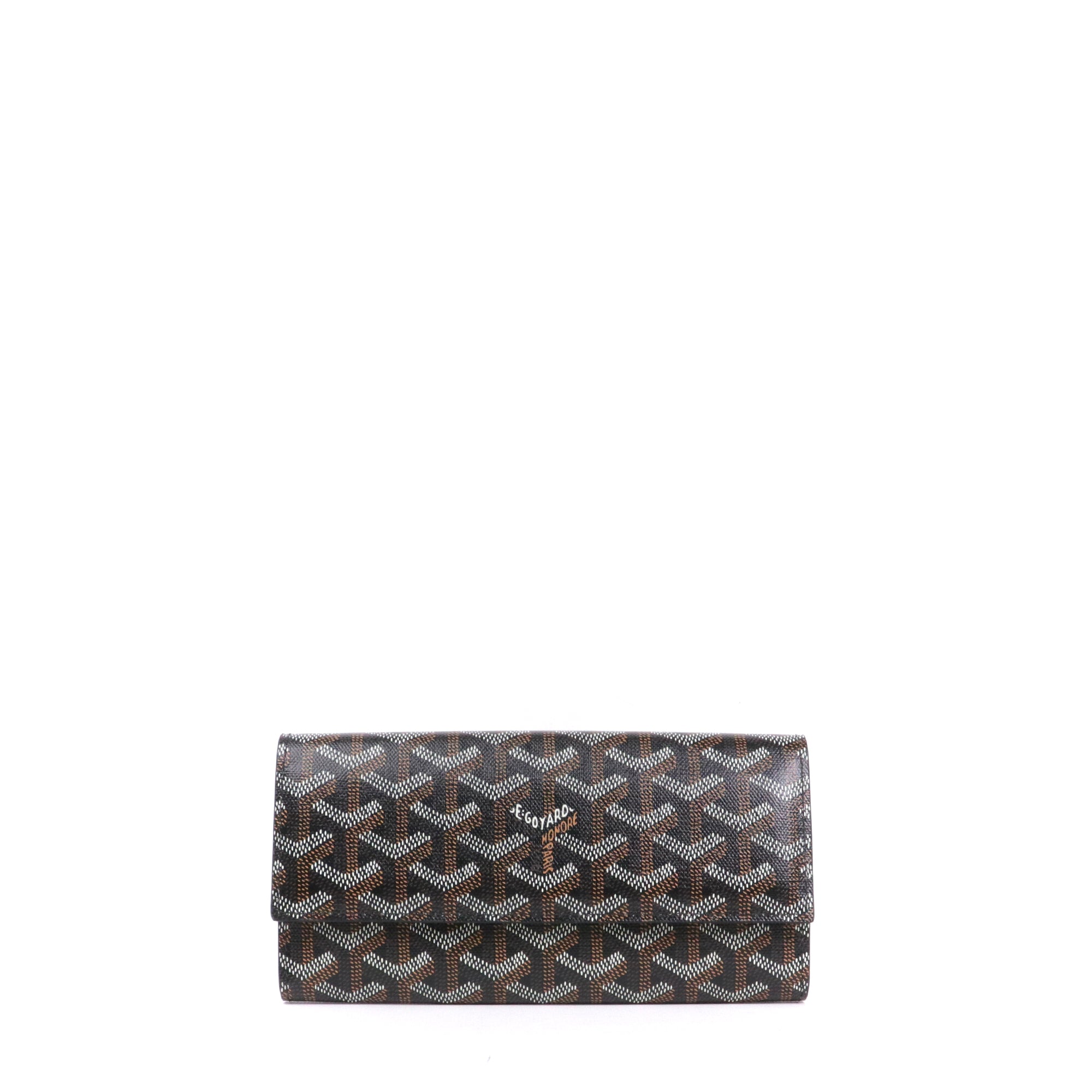GOYARD - Portefeuille Varenne Goyard en toile enduite monogrammée