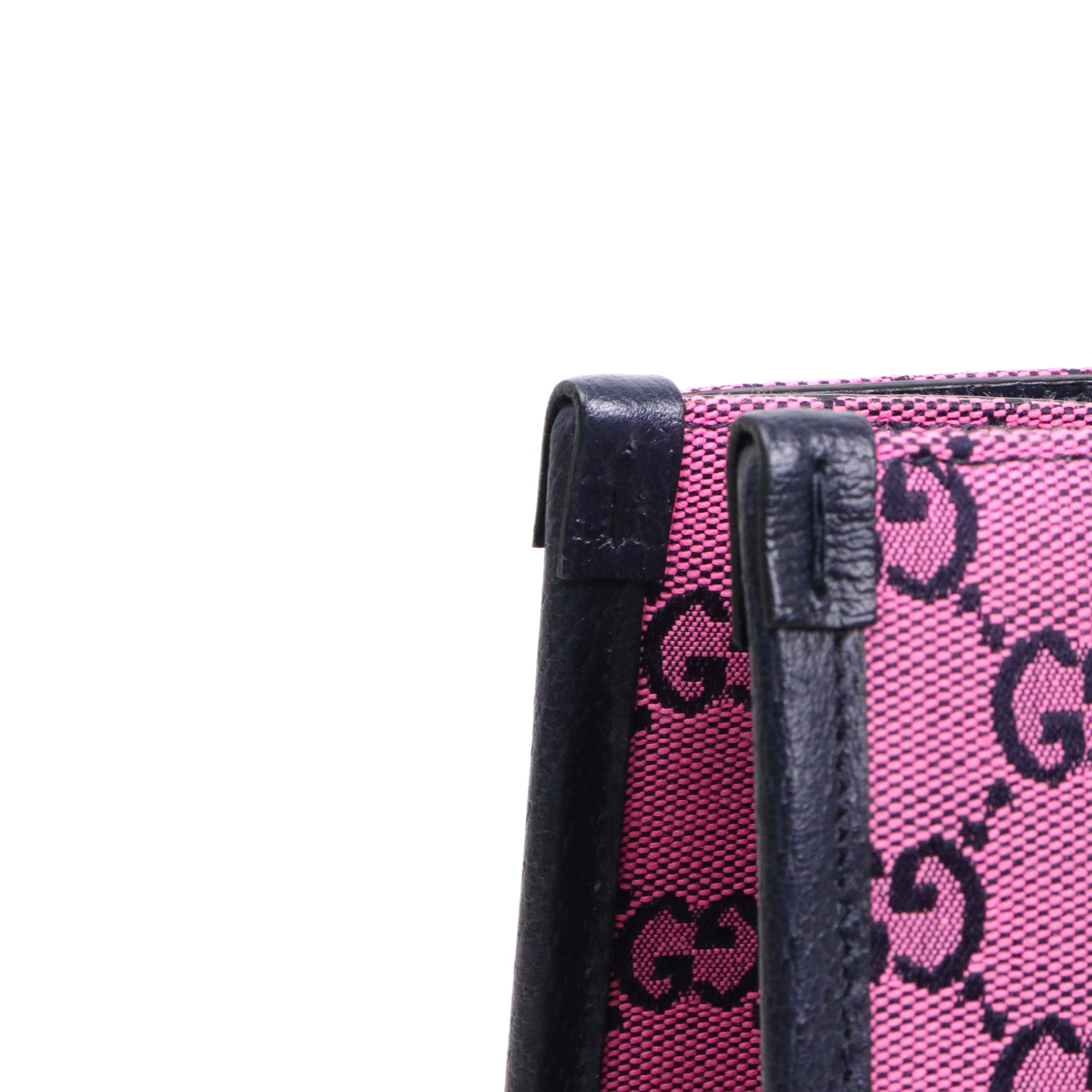 GUCCI - Gucci Bamboo tote bag in black canvas and leather