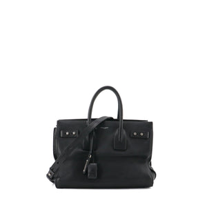 SAINT LAURENT - Sac de Jour Small Saint Laurent en cuir grainé noir