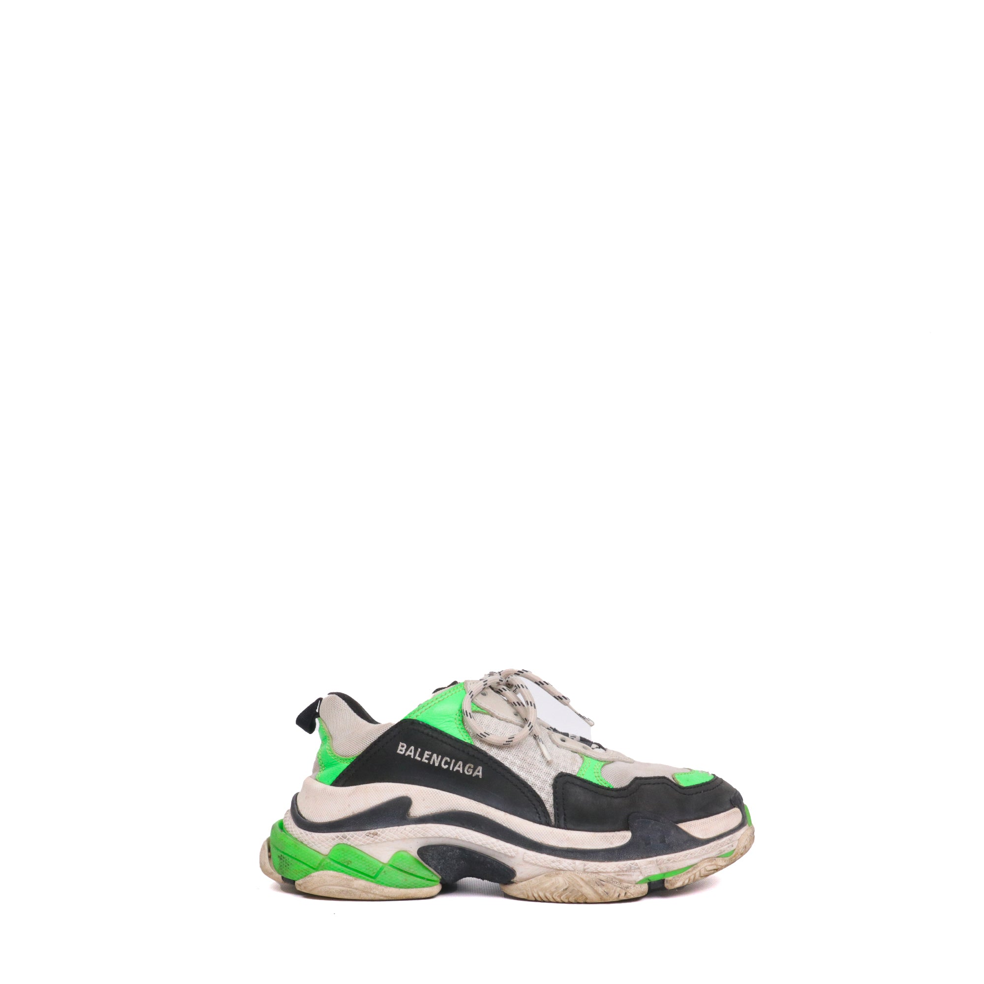 BALENCIAGA - White Triple S sneakers (T38)