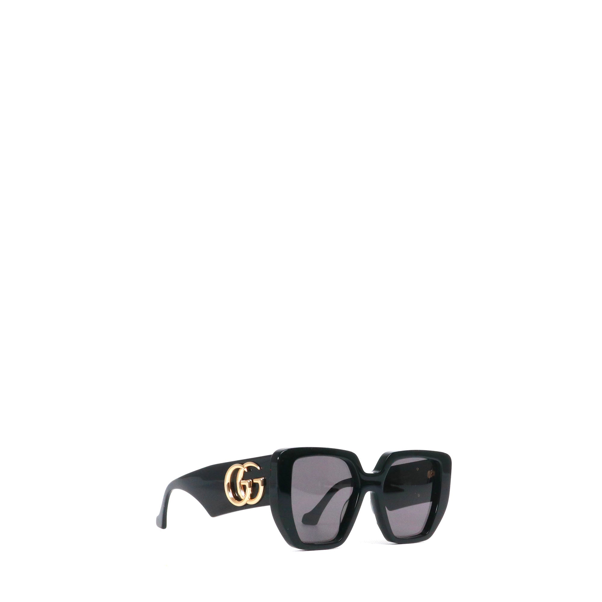 GUCCI - Gucci Oversize GG Sunglasses in Black Plastic