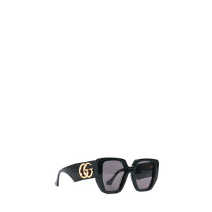 GUCCI - Gucci Oversize GG Sunglasses in Black Plastic