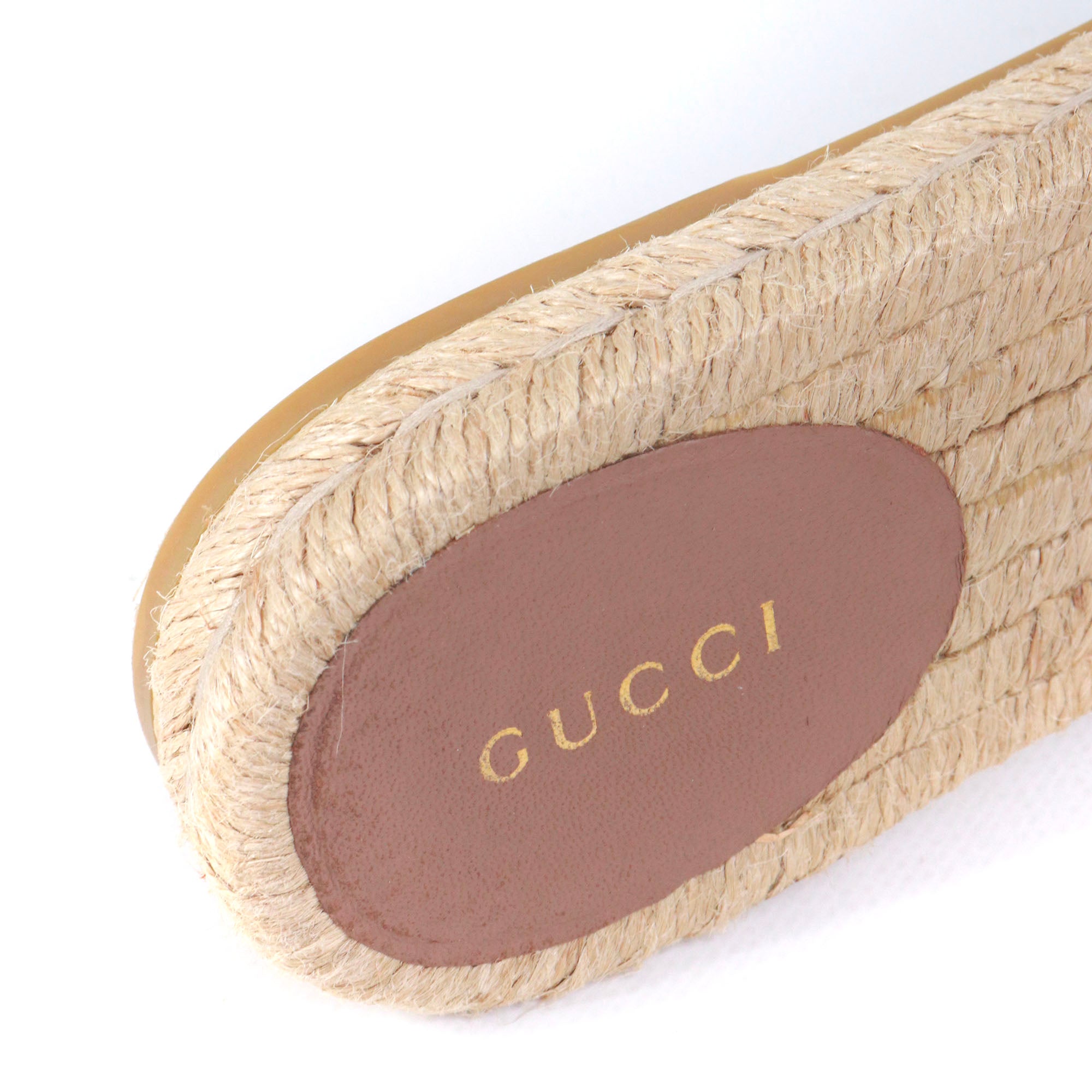 GUCCI - Marmont Gucci sandals in old pink smooth leather (T37)