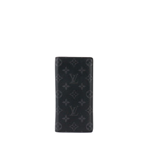 LOUIS VUITTON - Louis Vuitton Brazza wallet in eclipse monogram canvas
