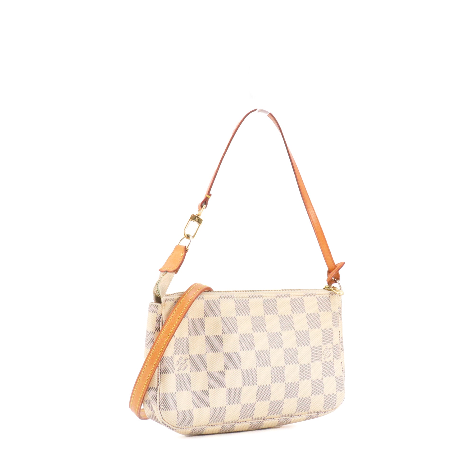 LOUIS VUITTON - Louis Vuitton Accessory Pouch in Damier Azur Canvas