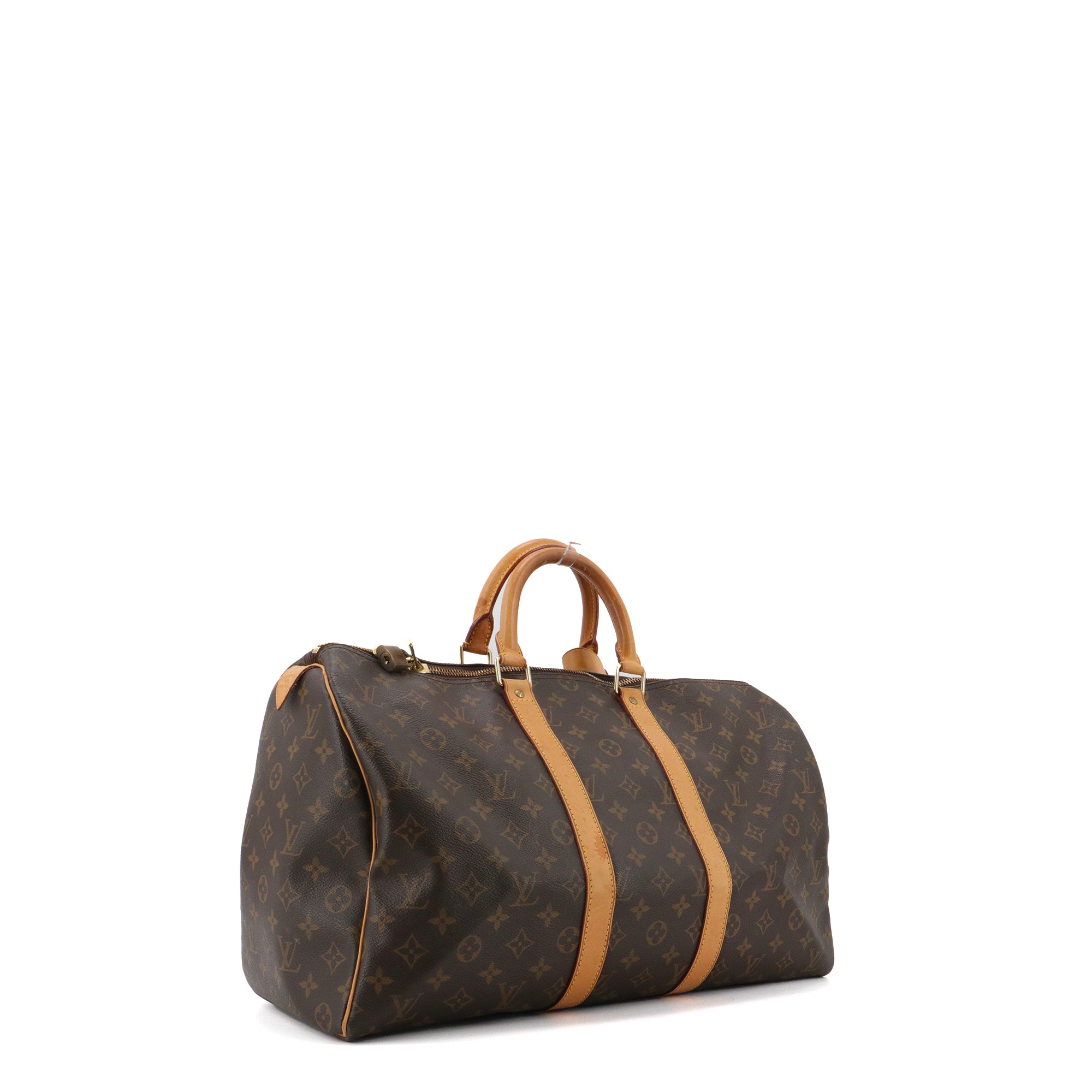 LOUIS VUITTON - Sac de voyage Keepall 45 Louis Vuitton en toile monogrammée