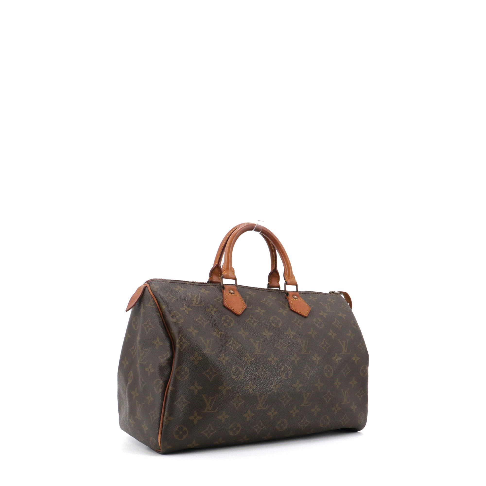 LOUIS VUITTON - Sac à main Speedy 30 Louis Vuitton en toile monogrammée