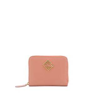 FENDI - Fendi Diamonds wallet in taupe leather