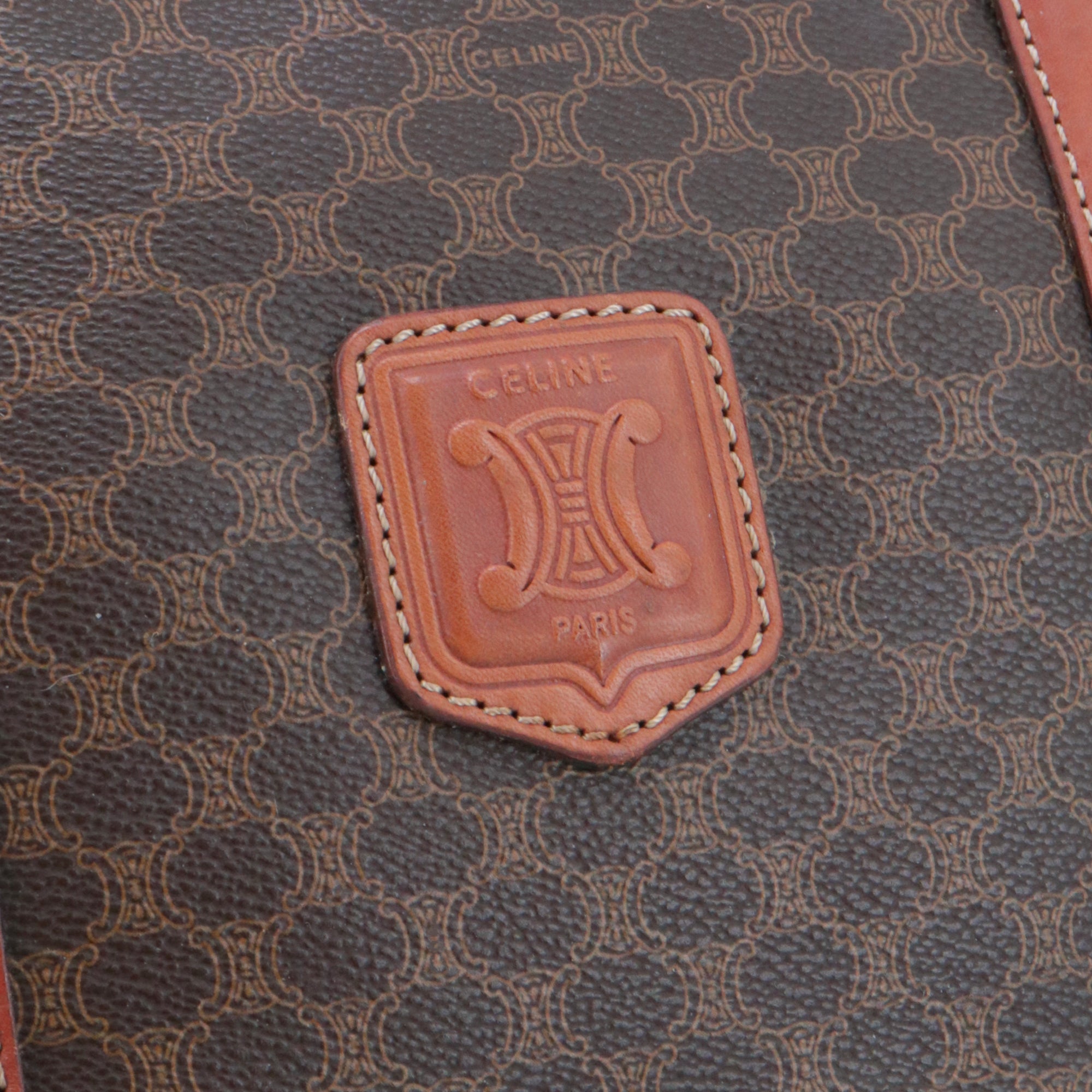 Celine - Sac de voyage Celine en toile monogrammée vintage