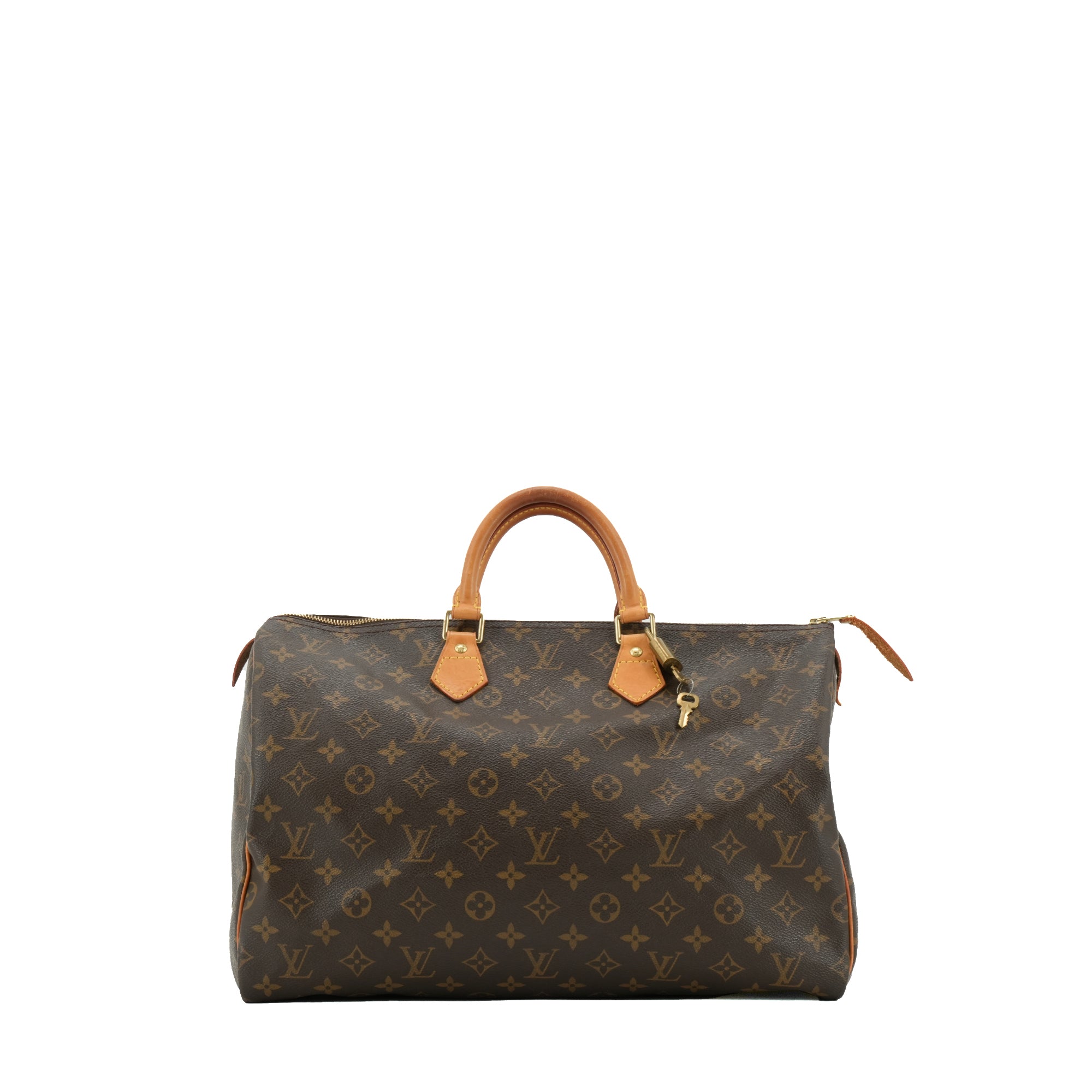 LOUIS VUITTON - Sac à main Speedy 40 Louis Vuitton en toile monogrammée