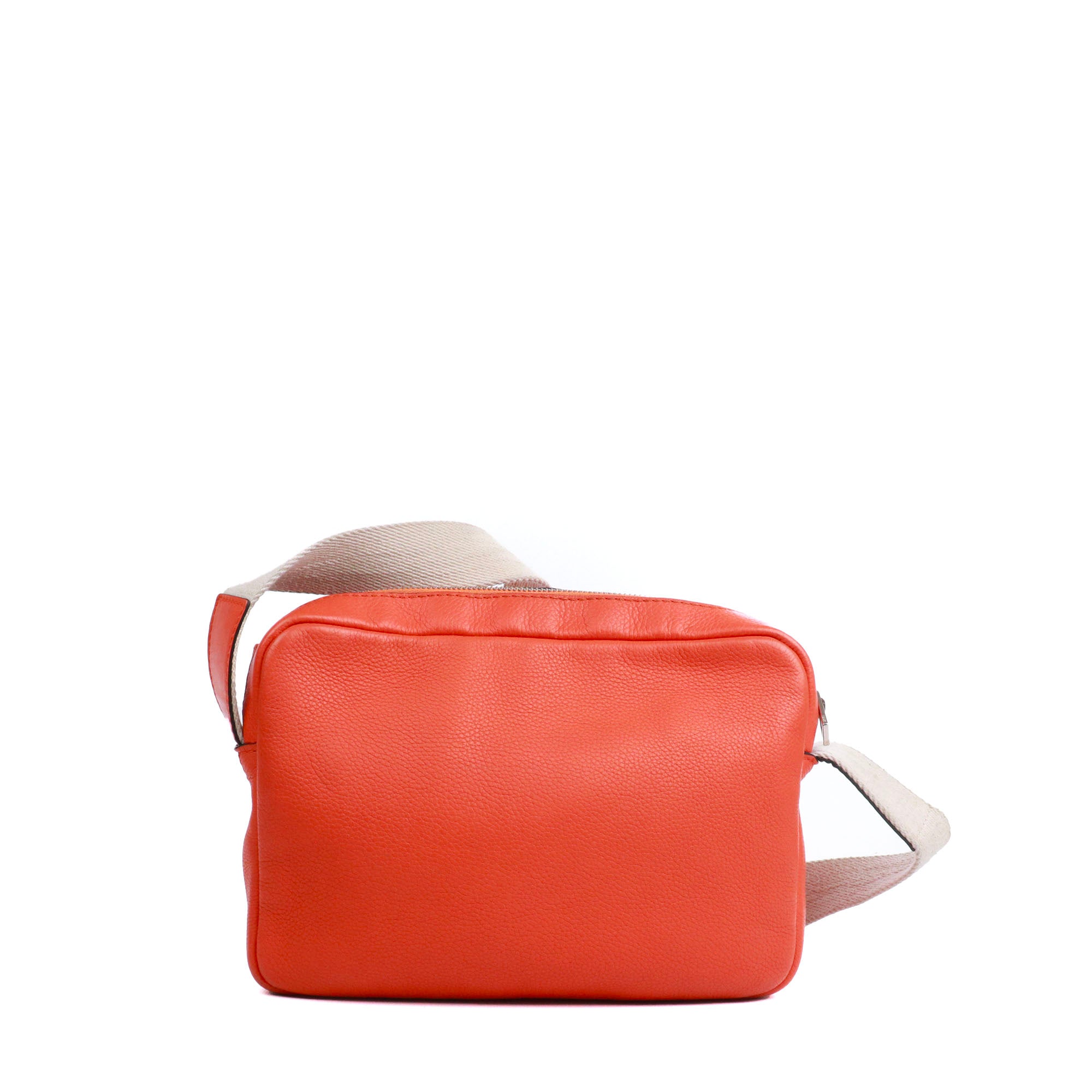 LOEWE - Sac à bandoulière Military Messenger XS Loewe en cuir grainé orange