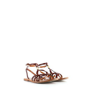 CELINE - Triomphe leather sandals (size 39)