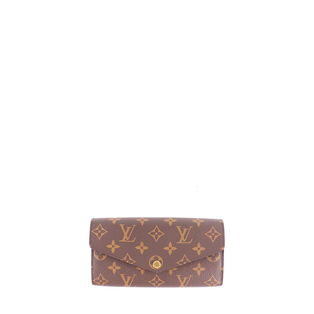 LOUIS VUITTON - Portefeuille Sarah en toile monogramme