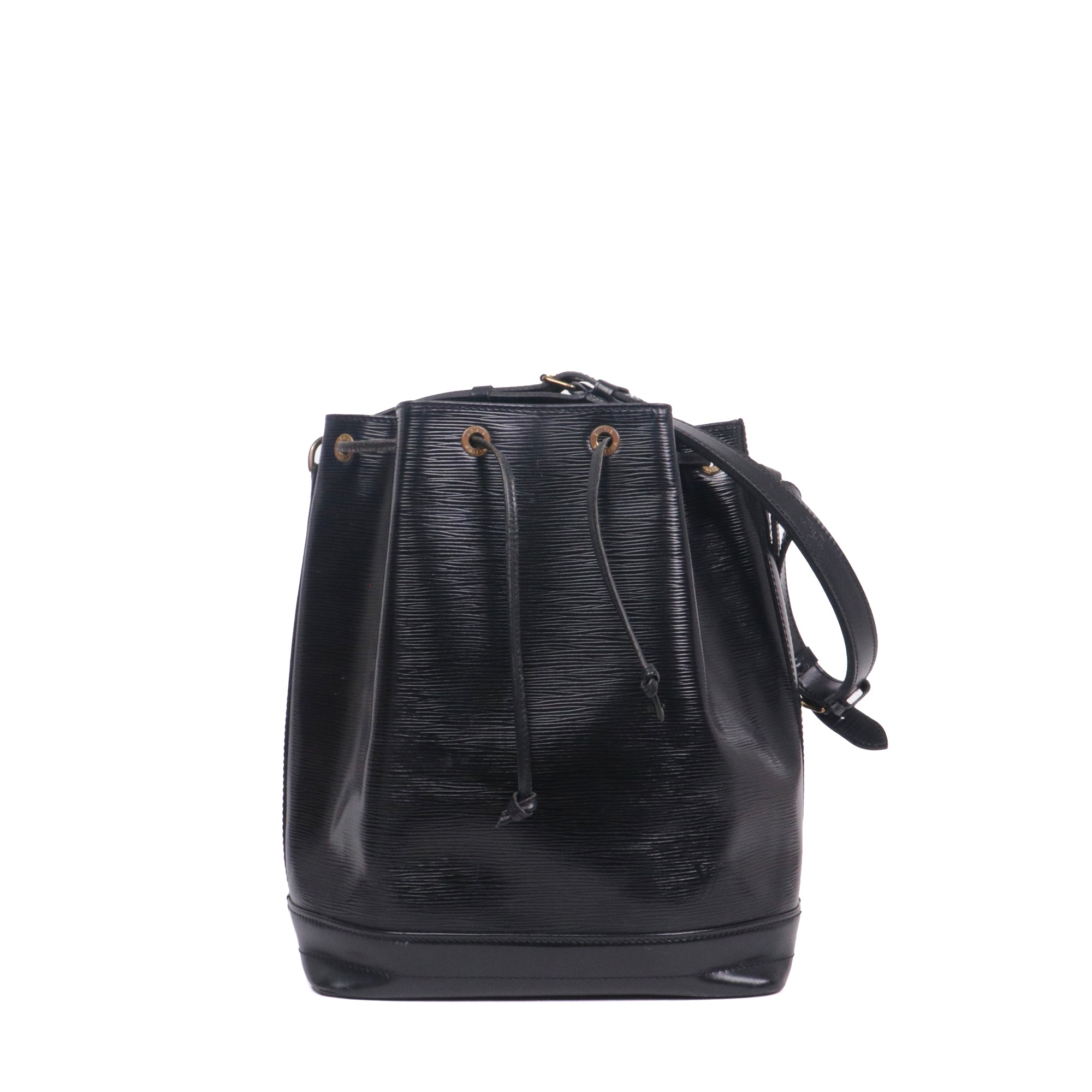 LOUIS VUITTON - NéoNoé shoulder bag in monogram canvas and poppy red leather