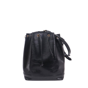 LOUIS VUITTON - NéoNoé shoulder bag in monogram canvas and poppy red leather