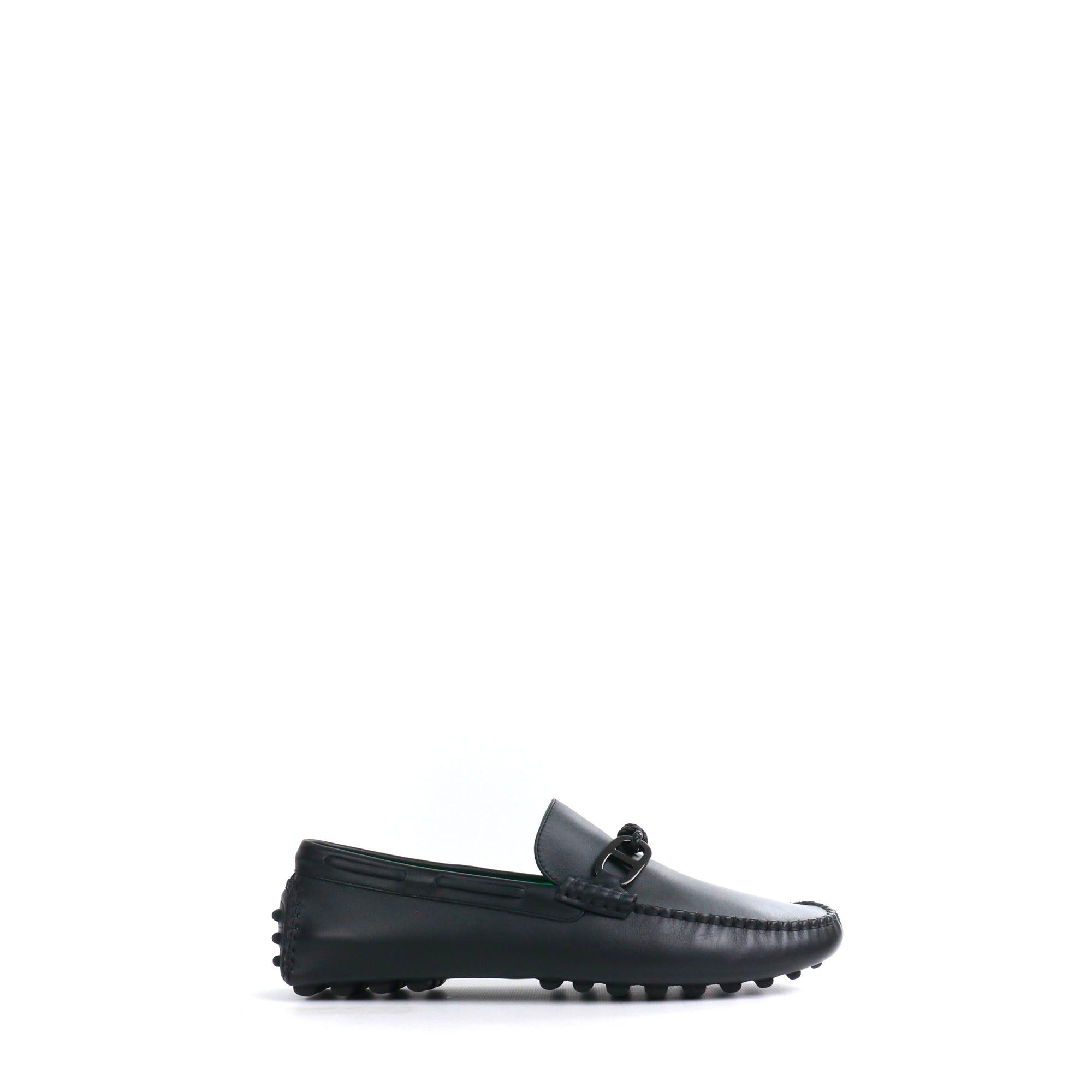 HERMÈS - Kennedy loafers in beige leather (T37.5)