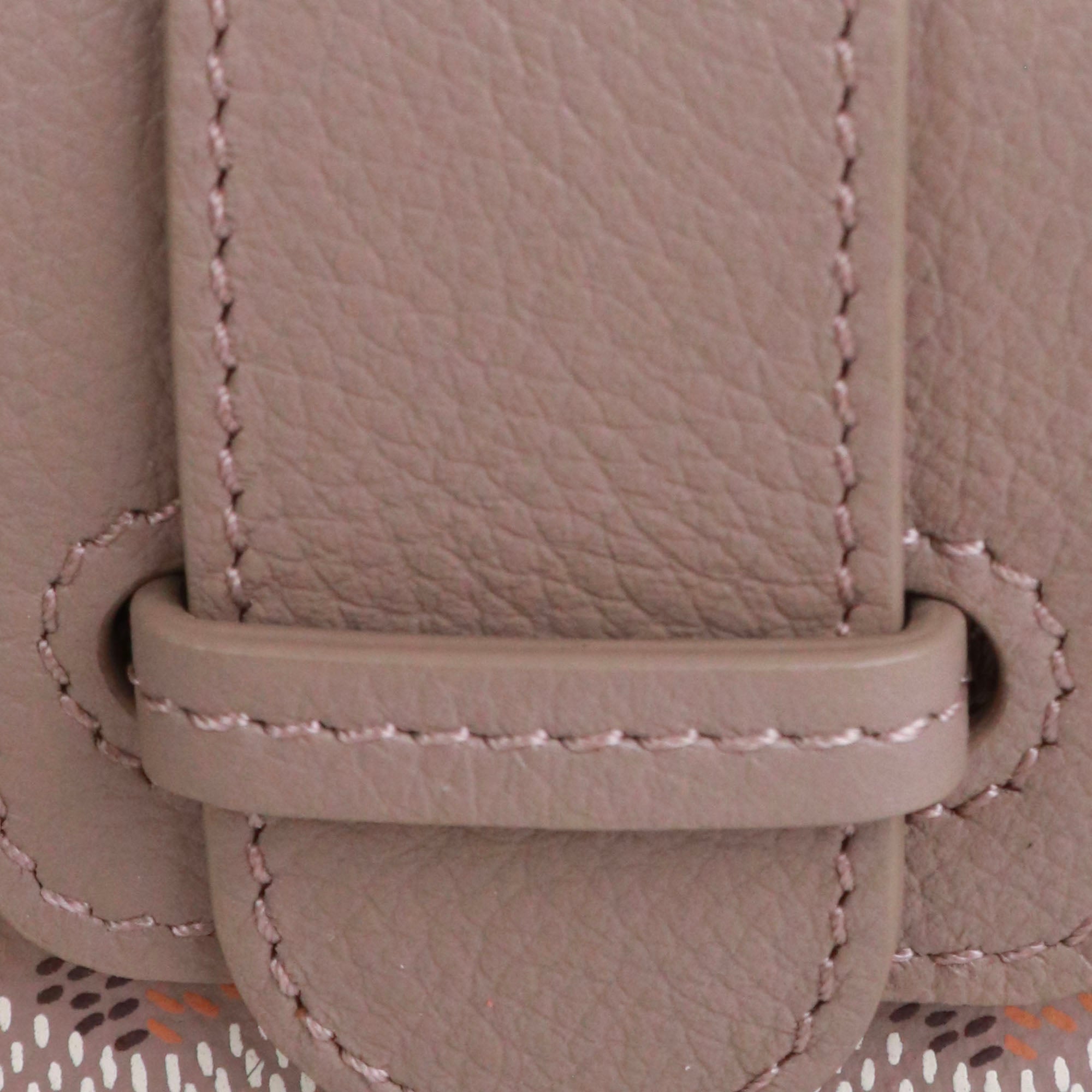 GOYARD - Sac à bandoulière Saïgon nano Goyard en cuir gris
