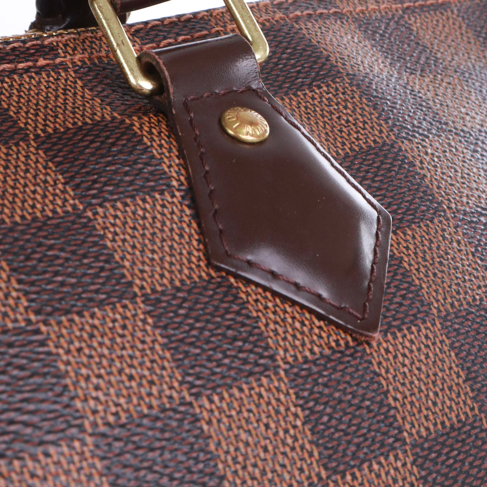 LOUIS VUITTON - Louis Vuitton Speedy 35 shoulder bag in Damier Ébène canvas