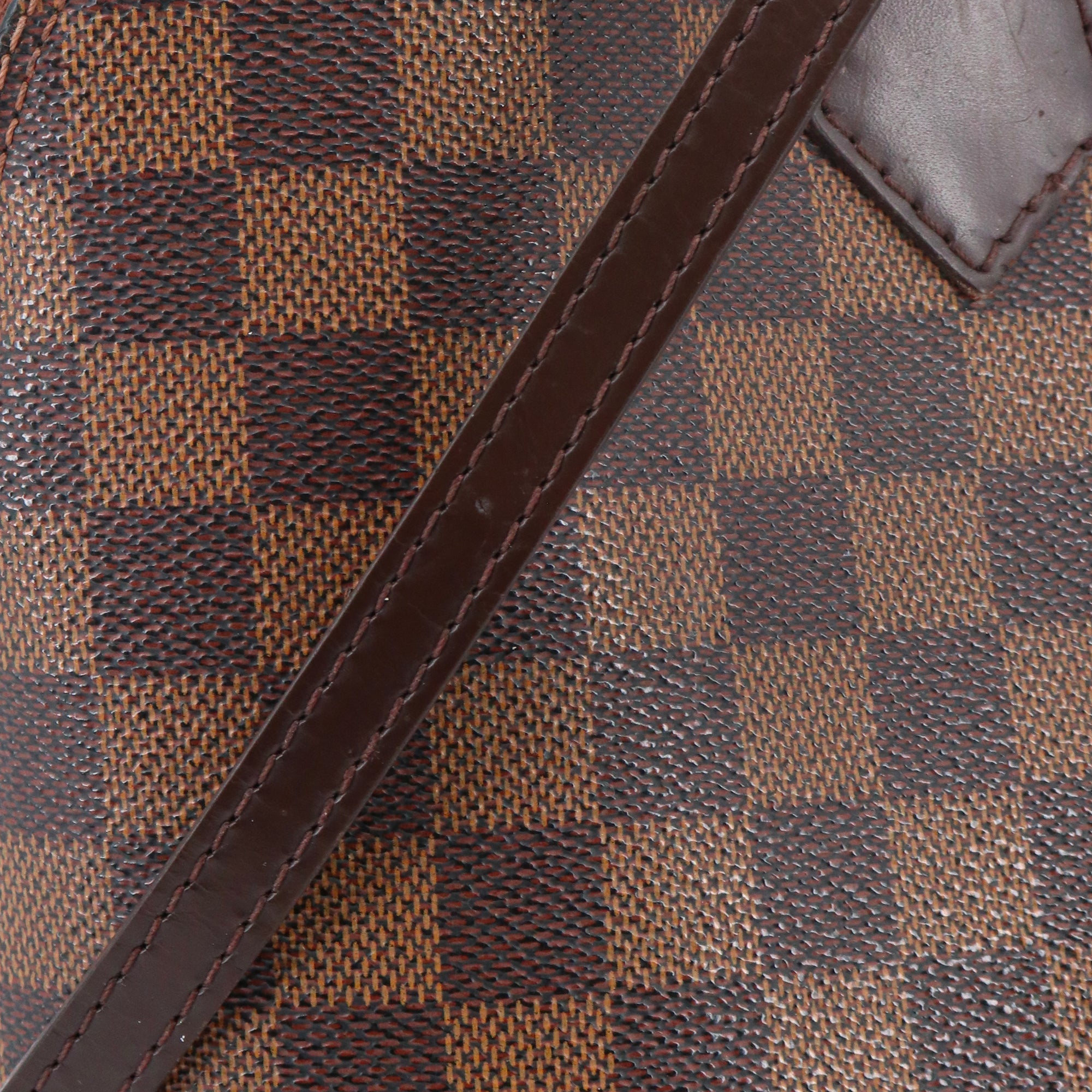 LOUIS VUITTON - Sac à main Alma PM Louis Vuitton en toile damier ébène