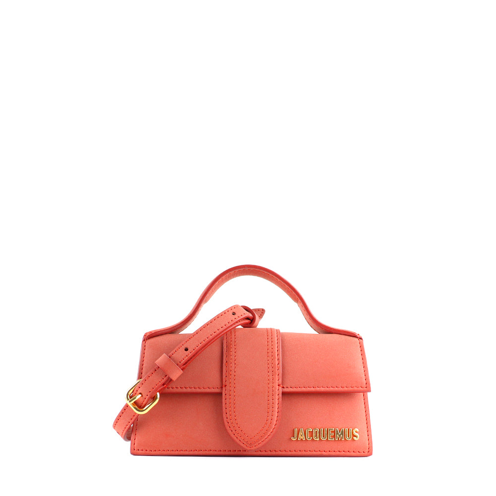 JACQUEMUS - Bambino shoulder bag in terracotta nubuck
