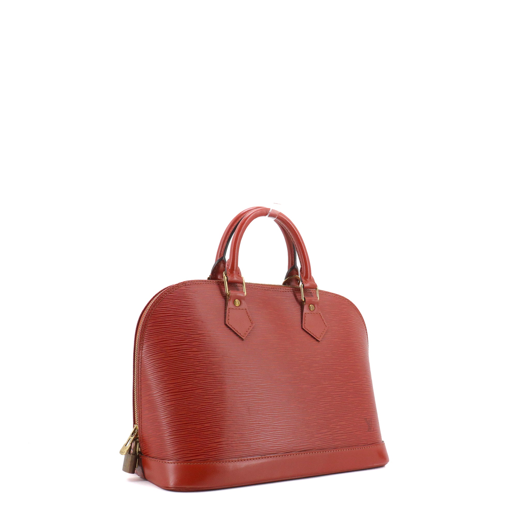 LOUIS VUITTON - Sac à main Alma PM Louis Vuitton en cuir épi marron