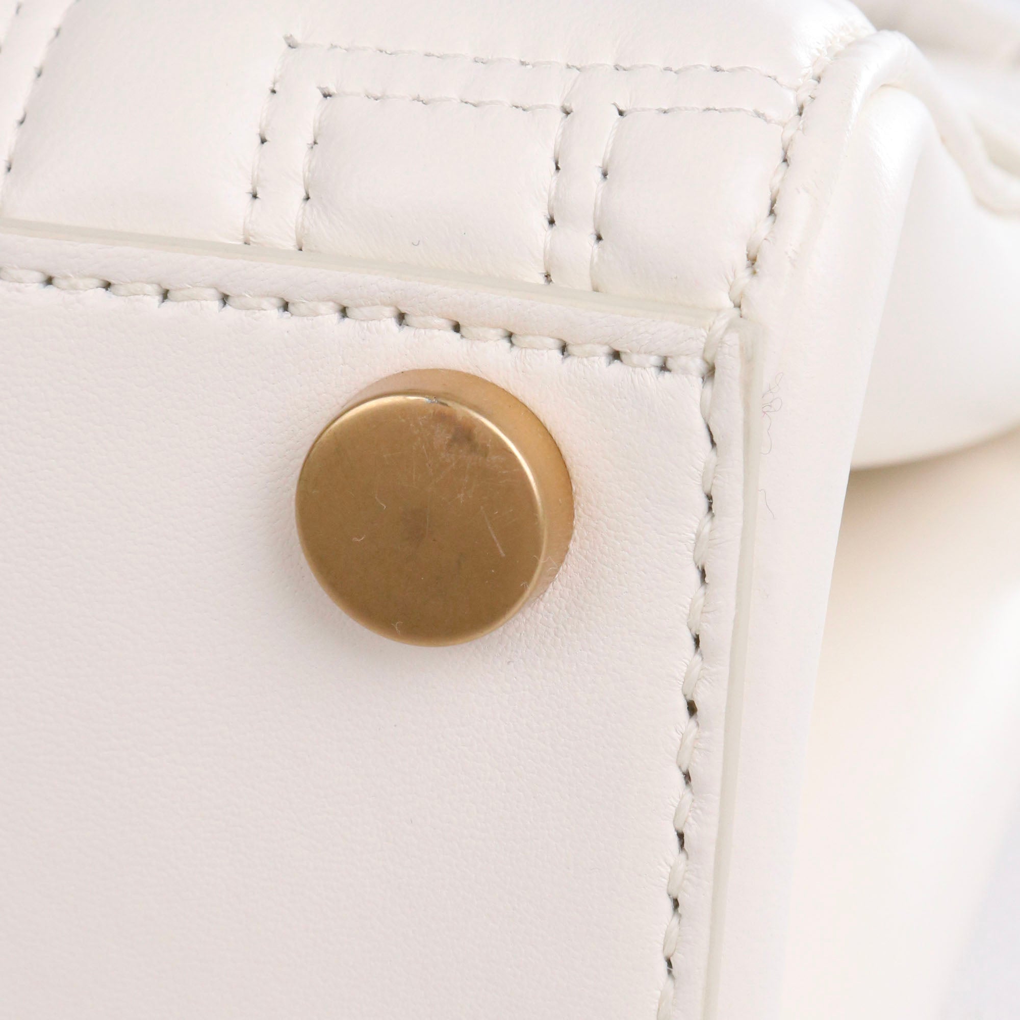 BALMAIN - B-Buzz 22 shoulder bag in leather and canvas