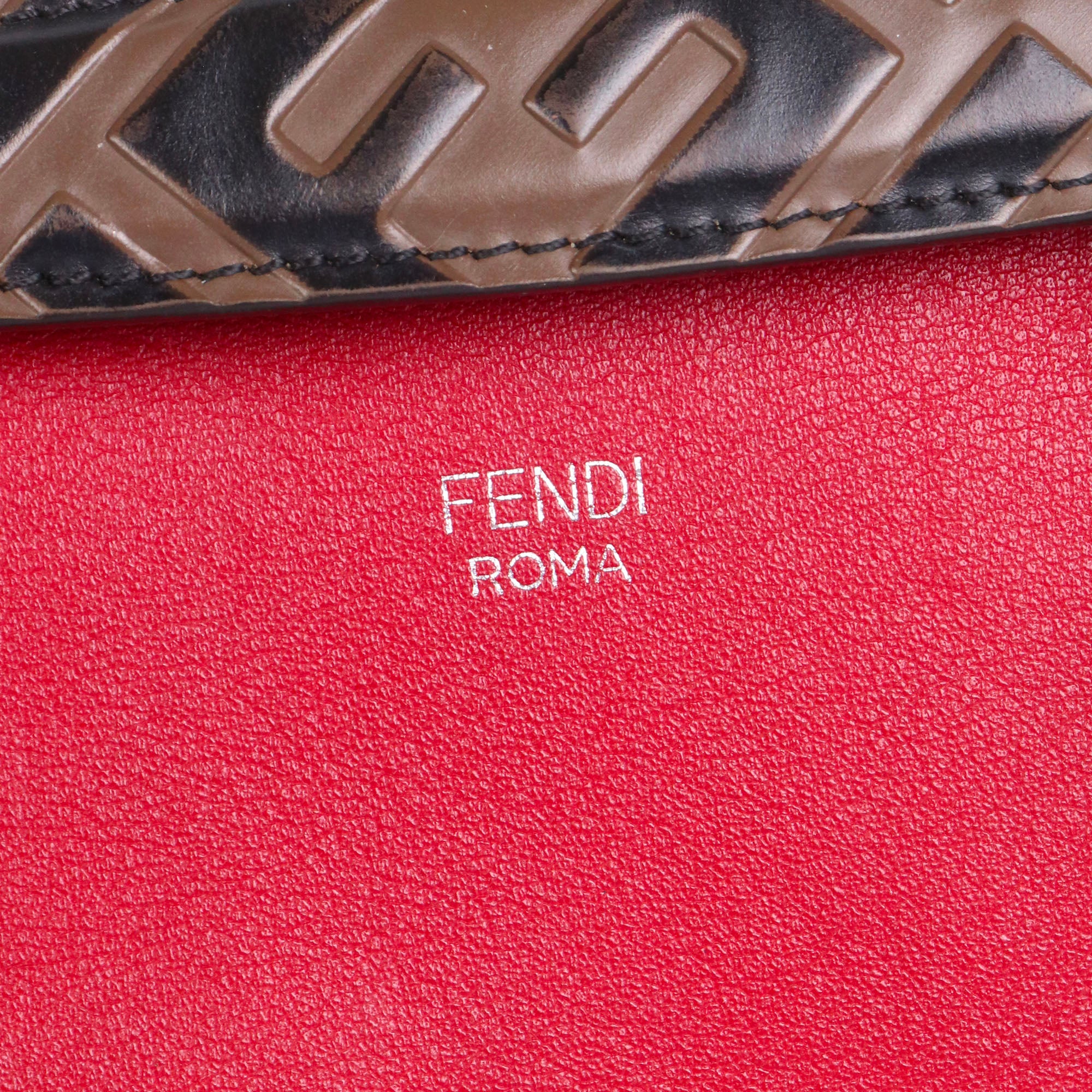 FENDI - By The Way shoulder bag in gray leather