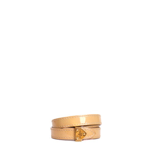 LOUIS VUITTON - Triple tour bracelet in black leather