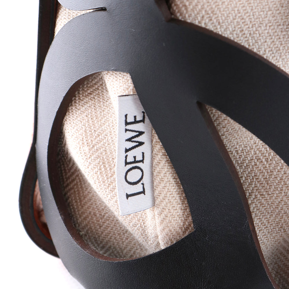 LOEWE - Small Anagram Cut-out Tote leather shopping bag