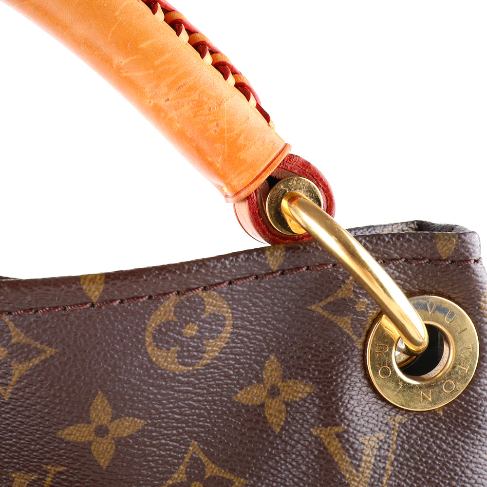 LOUIS VUITTON - Artsy MM tote bag in monogram canvas with shoulder strap