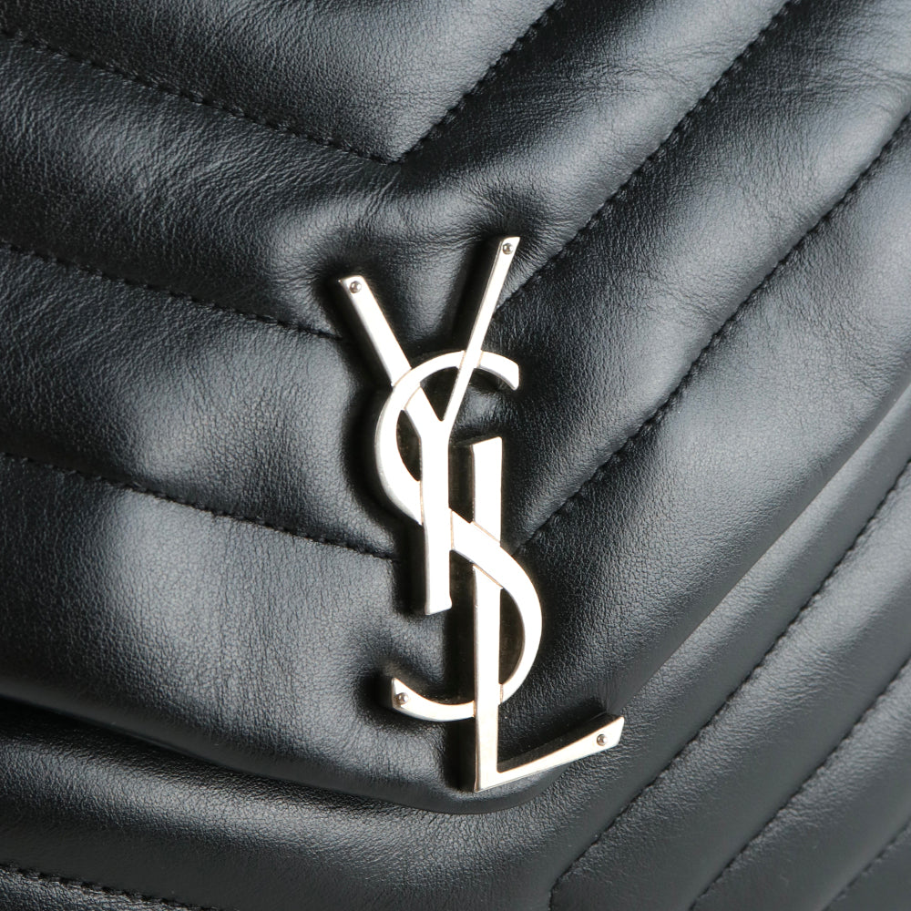 SAINT LAURENT - Sac à épaule Loulou large en cuir matelassé