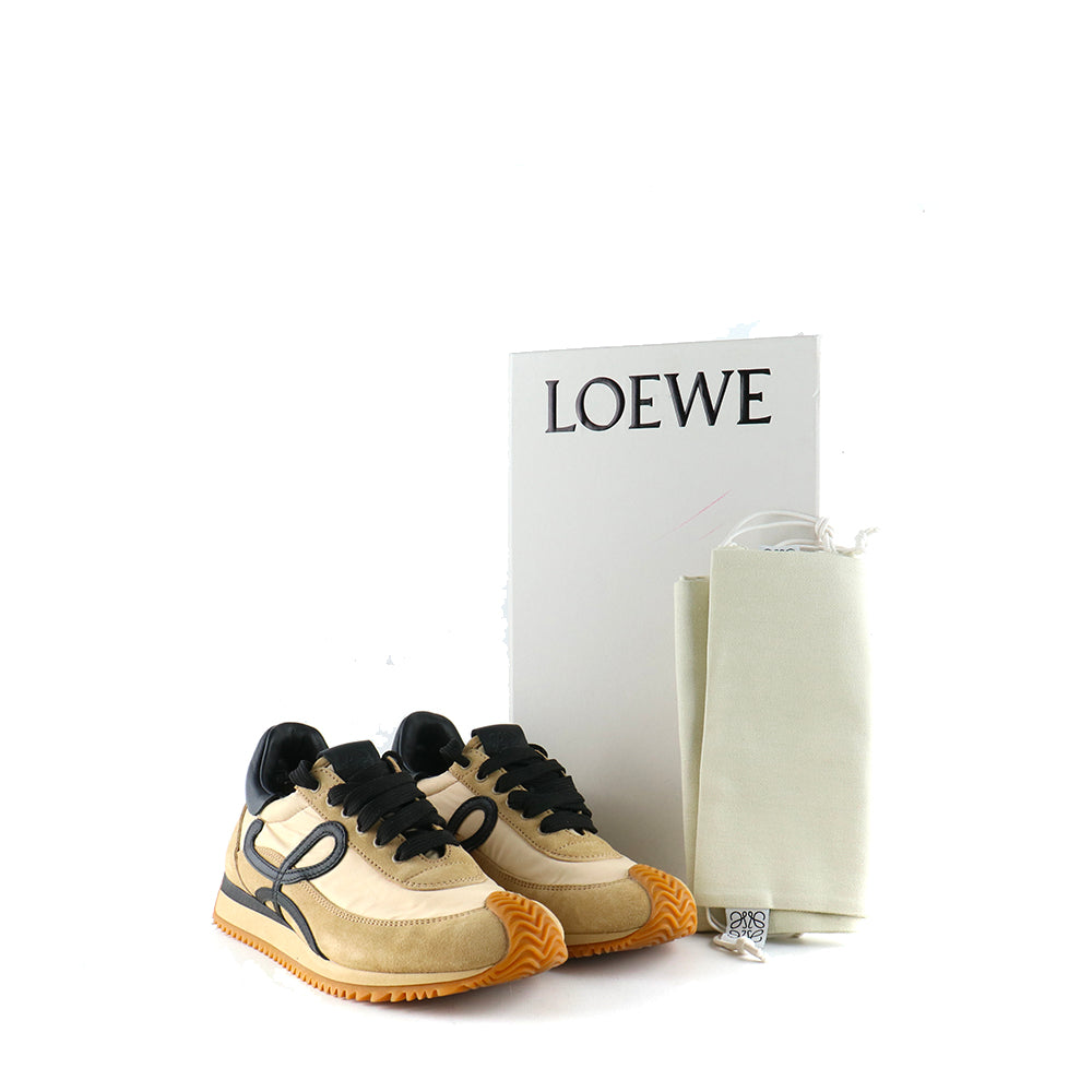 LOEWE - Sneakers Flow Runner en nylon et cuir (T36)