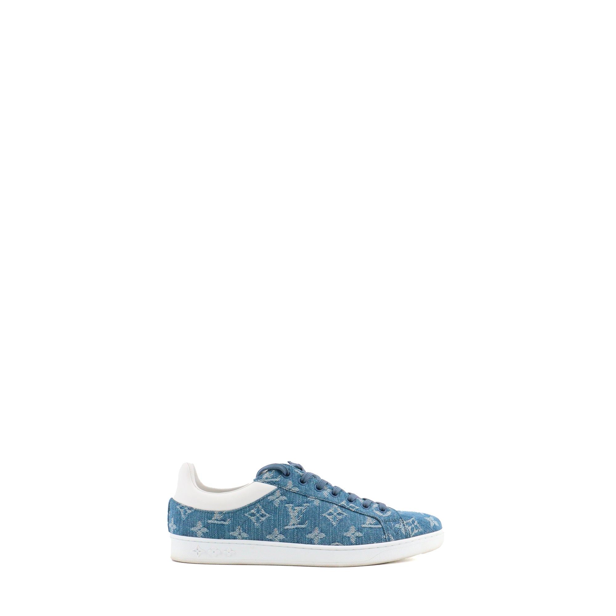 LOUIS VUITTON - Sneakers Luxembourg Louis Vuitton en denim bleu (T40)