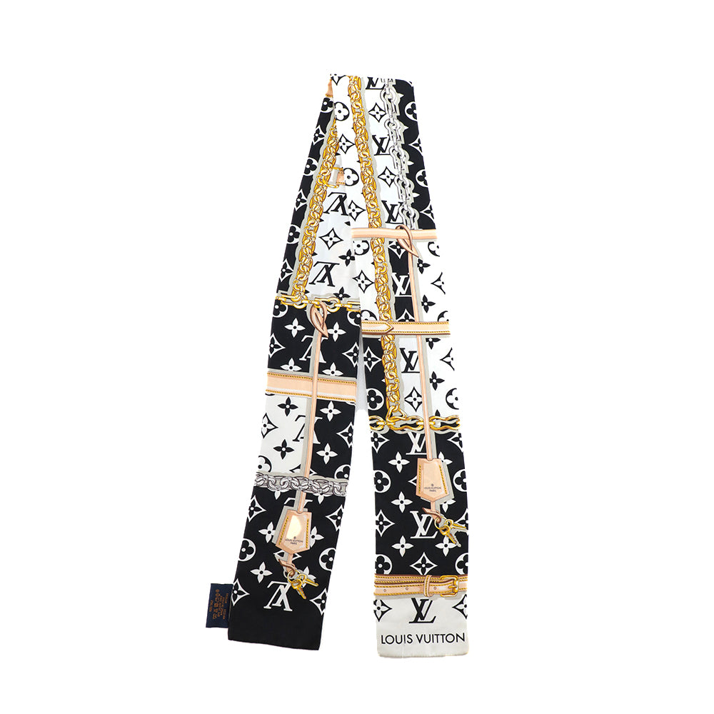 LOUIS VUITTON - Wide silk twilly