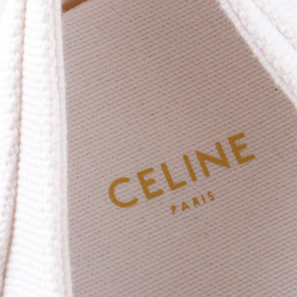 CELINE - Sneakers Jane en toile blanche (T40)